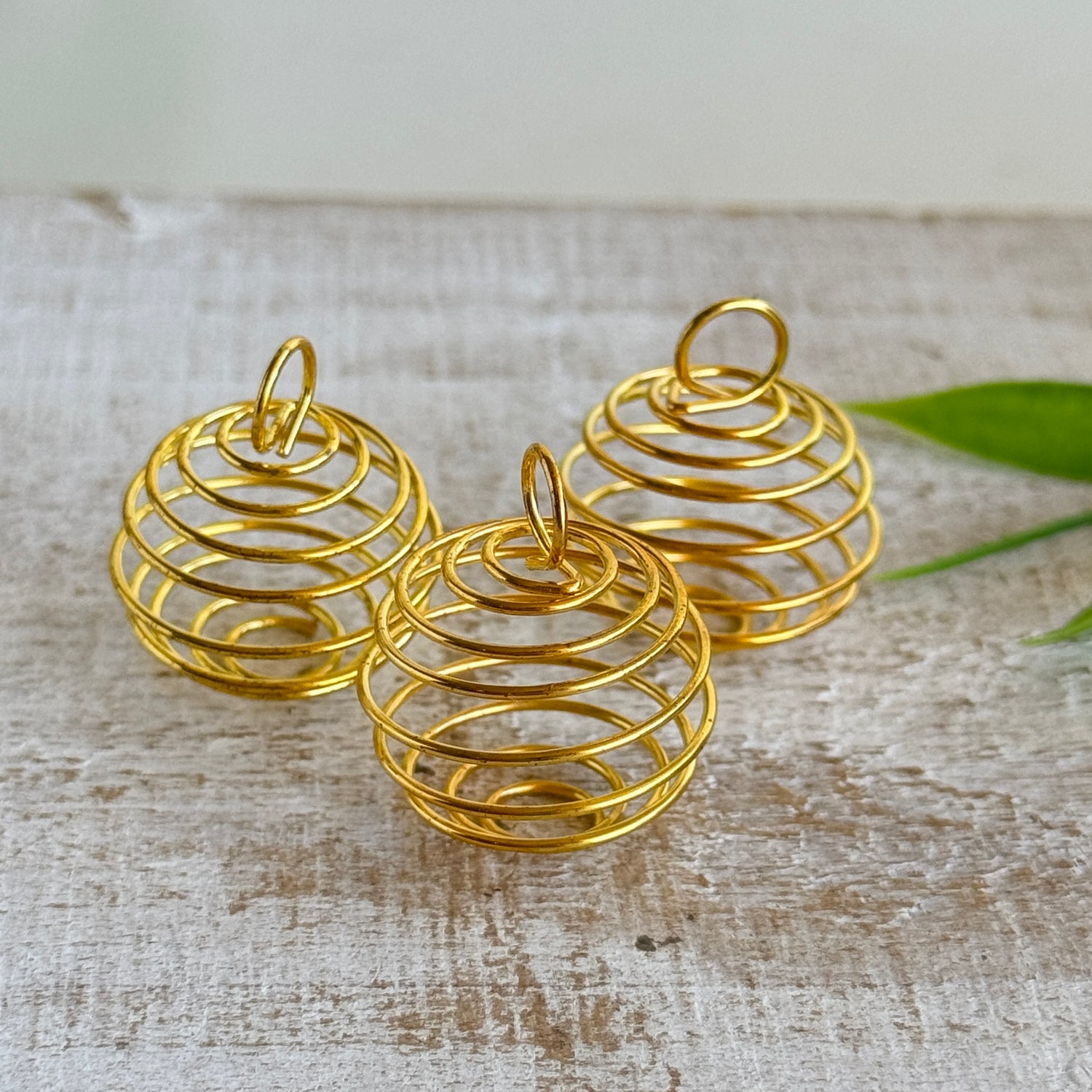 Spiral Cage Crystal Holder