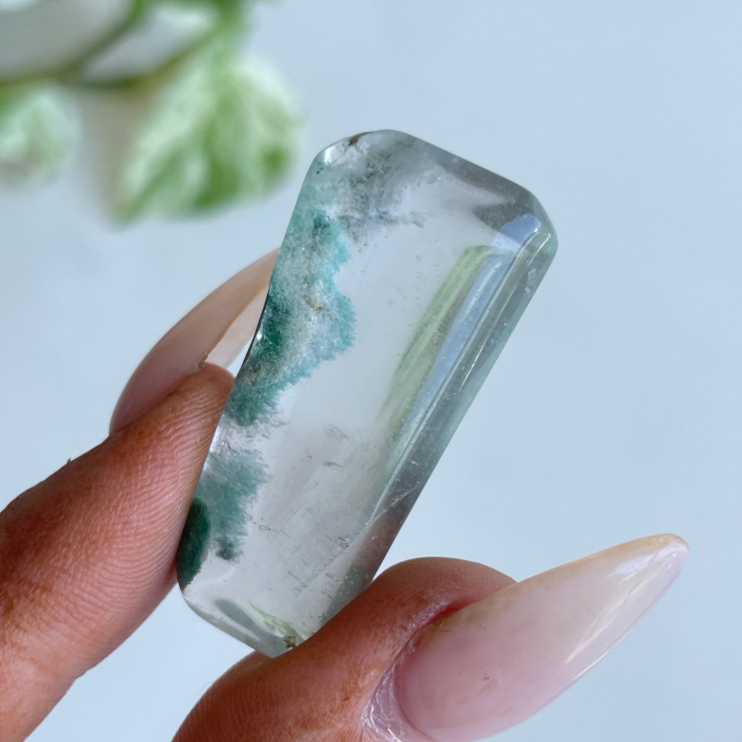 Polished Garden Quartz Lodolite Pc044