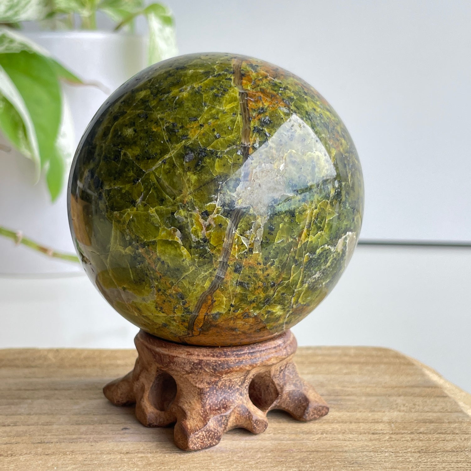 Green Opal Sphere 7.5cm