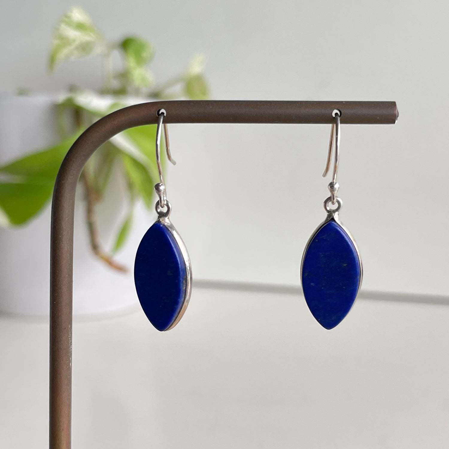 Lapis Lazuli Marquise Earrings