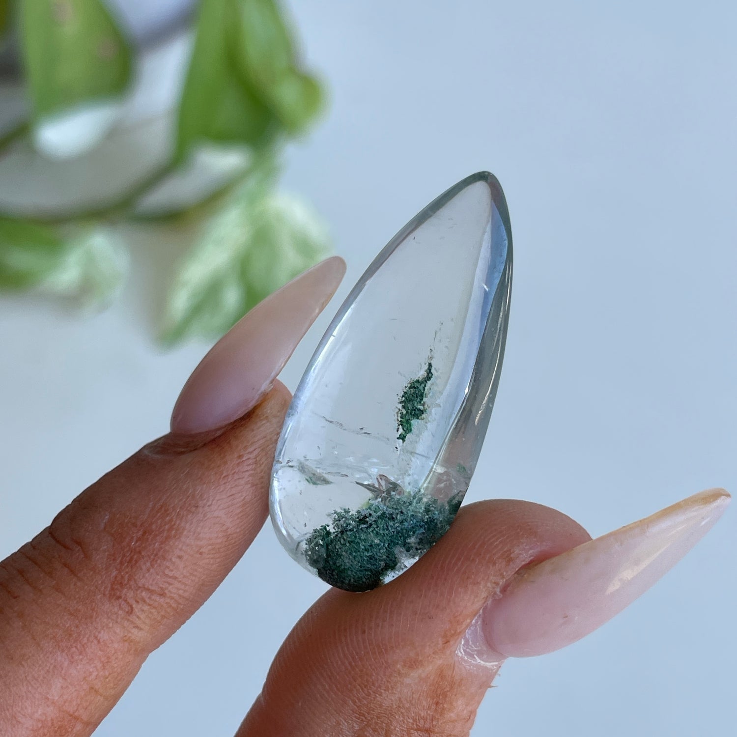 Polished Garden Quartz Lodolite Pc016