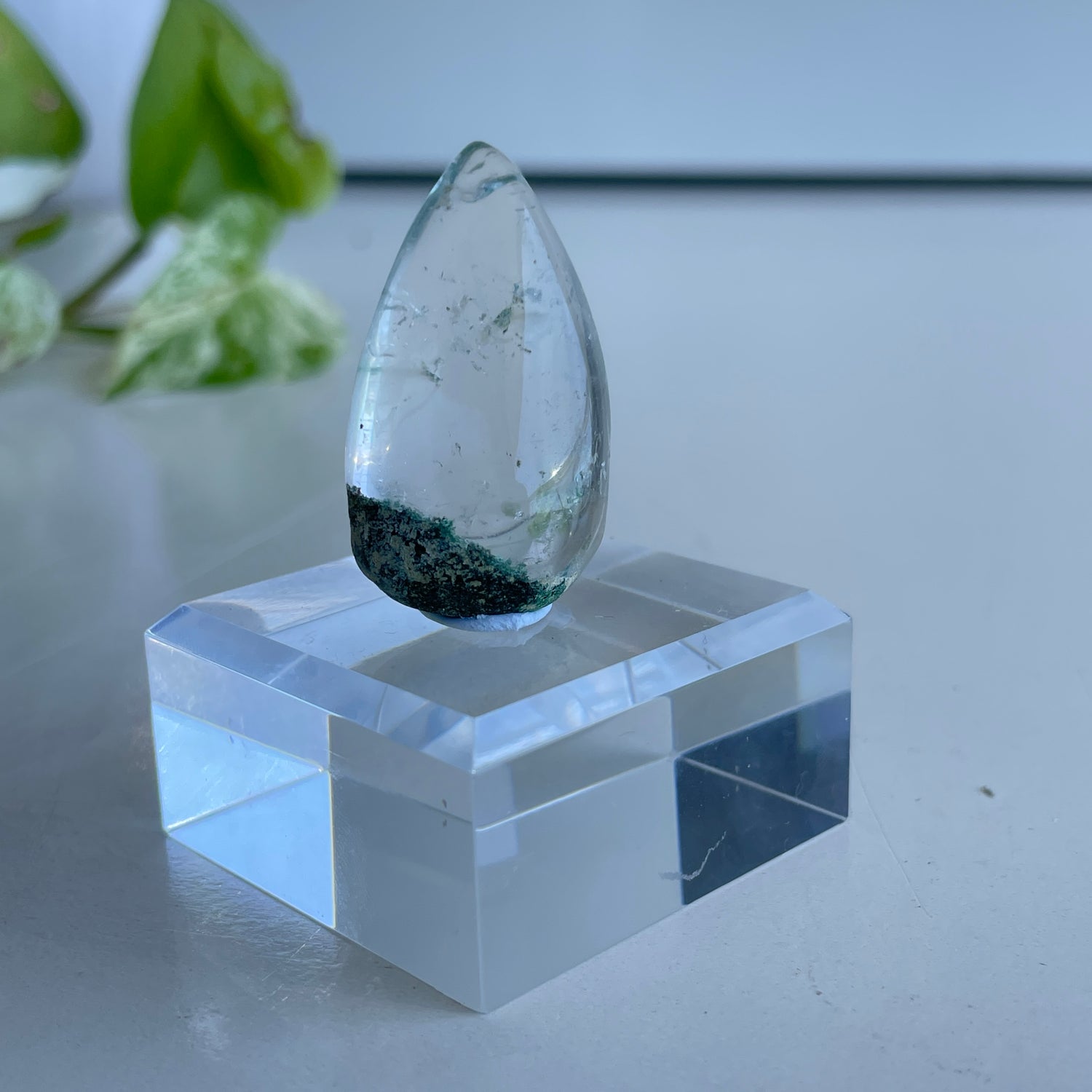 Polished Garden Quartz Lodolite Pc023