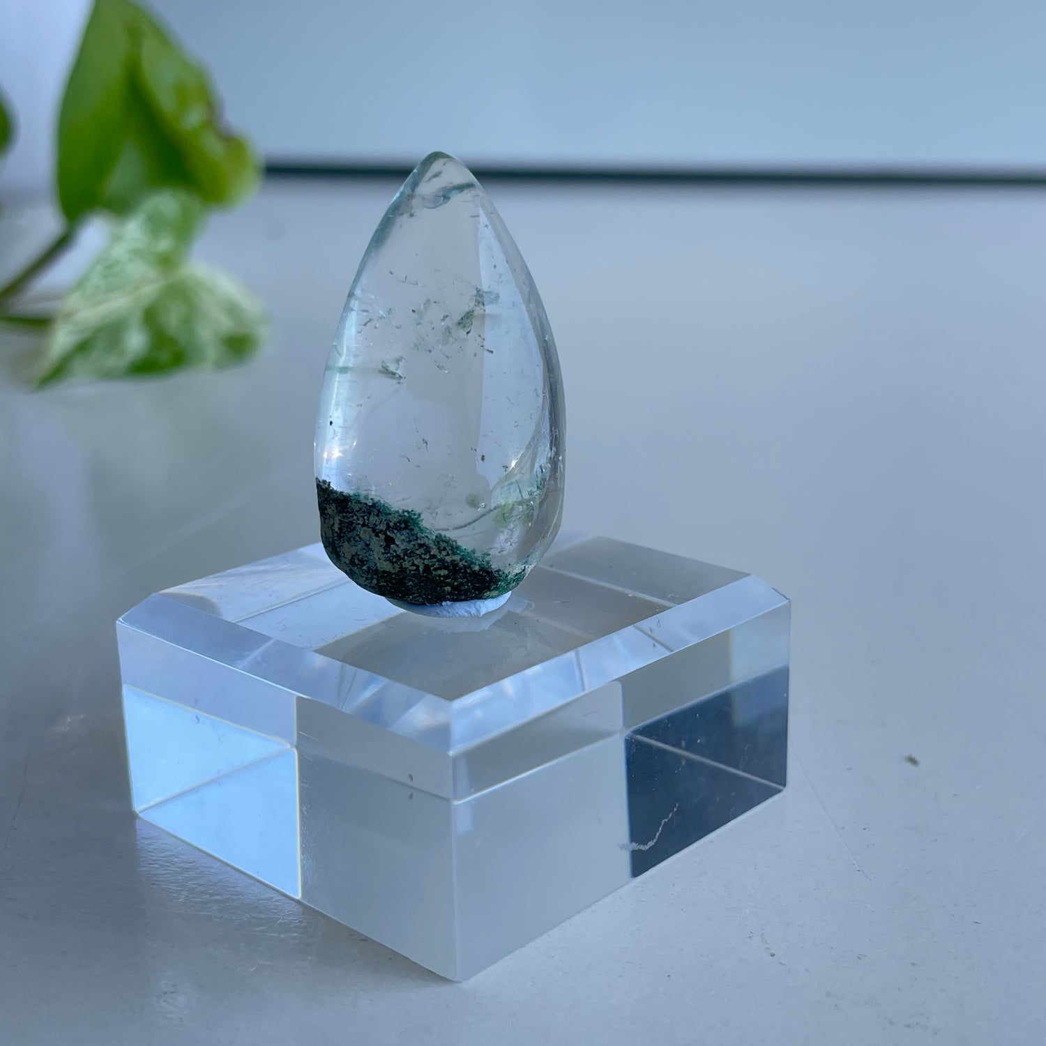Polished Garden Quartz Lodolite Pc023