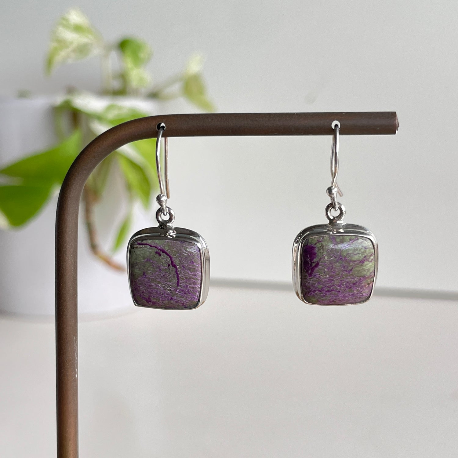 Atlantisite Square Earrings