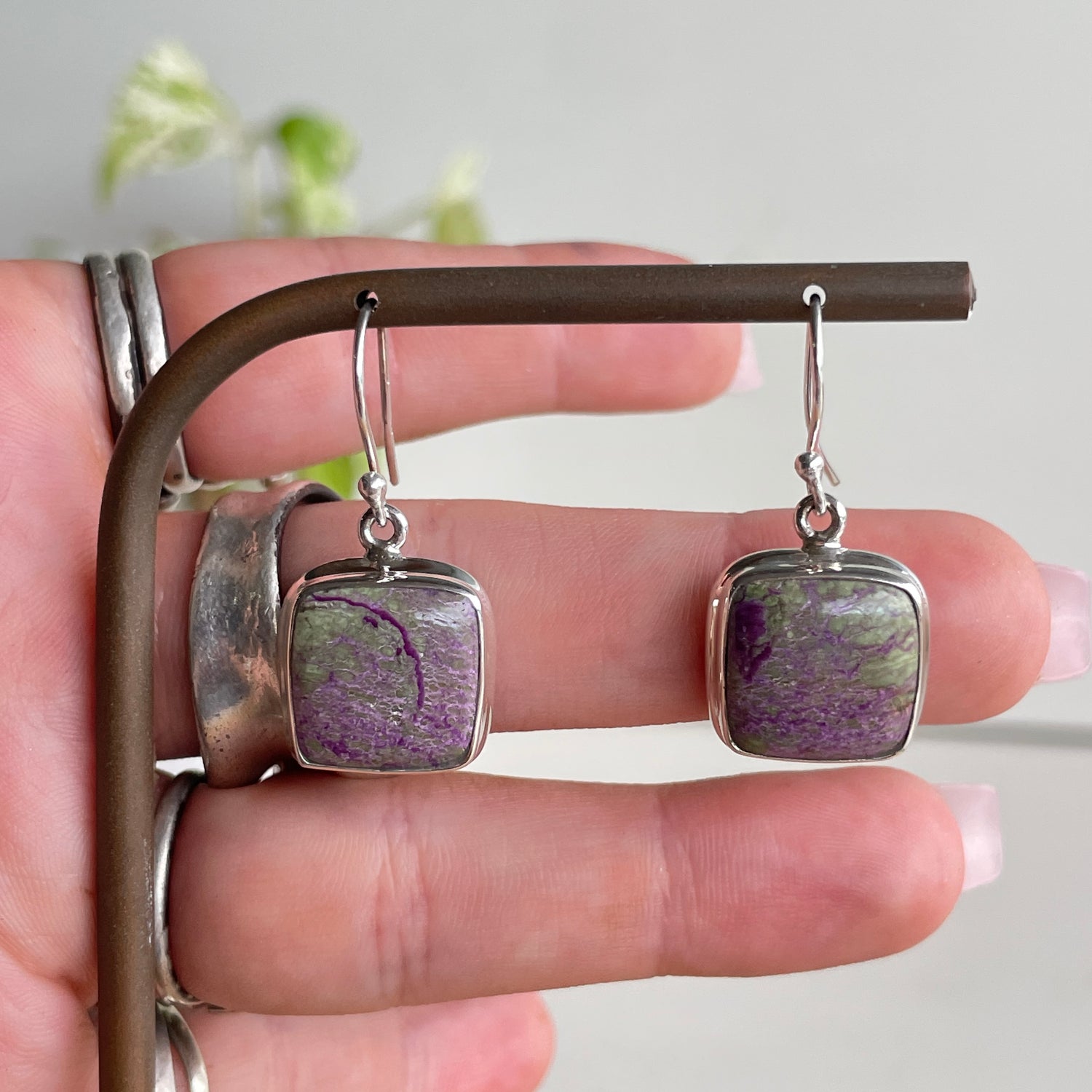 Atlantisite Square Earrings