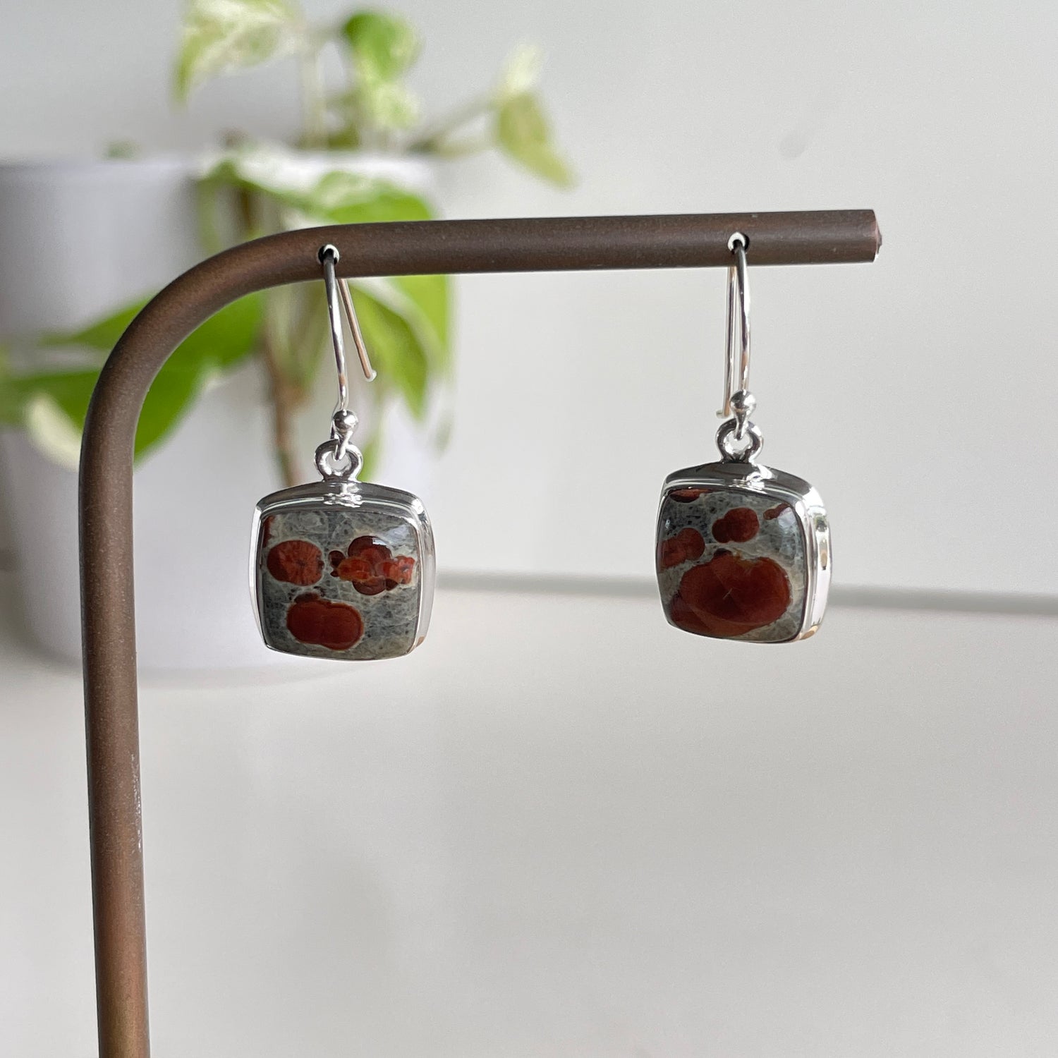 Mexican Peanut Obsidian Earrings