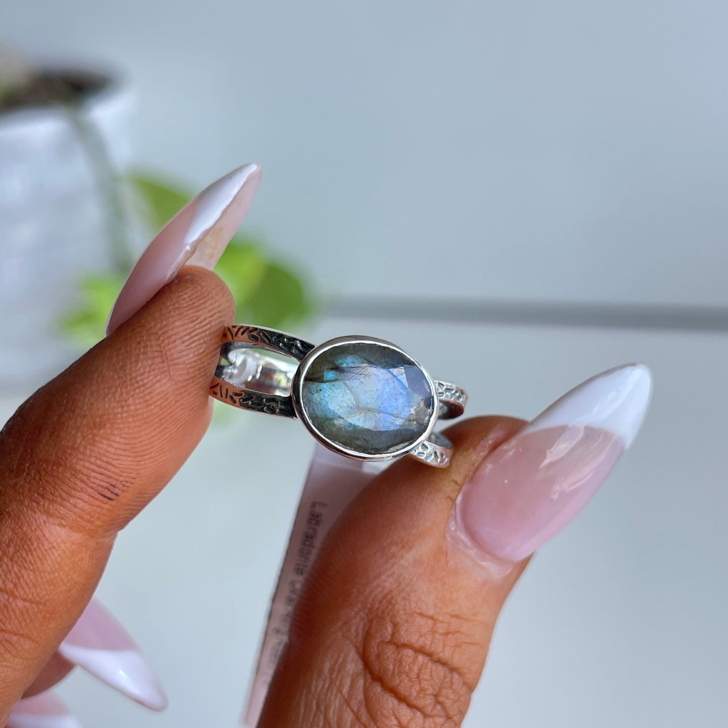Labradorite Oval Ring R3861