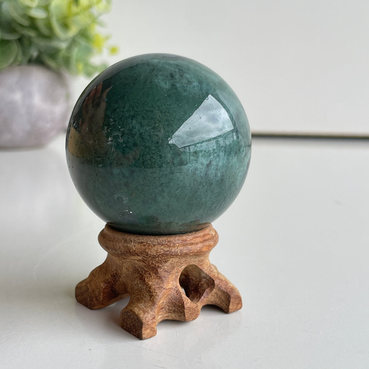Moss Agate Sphere 5cm