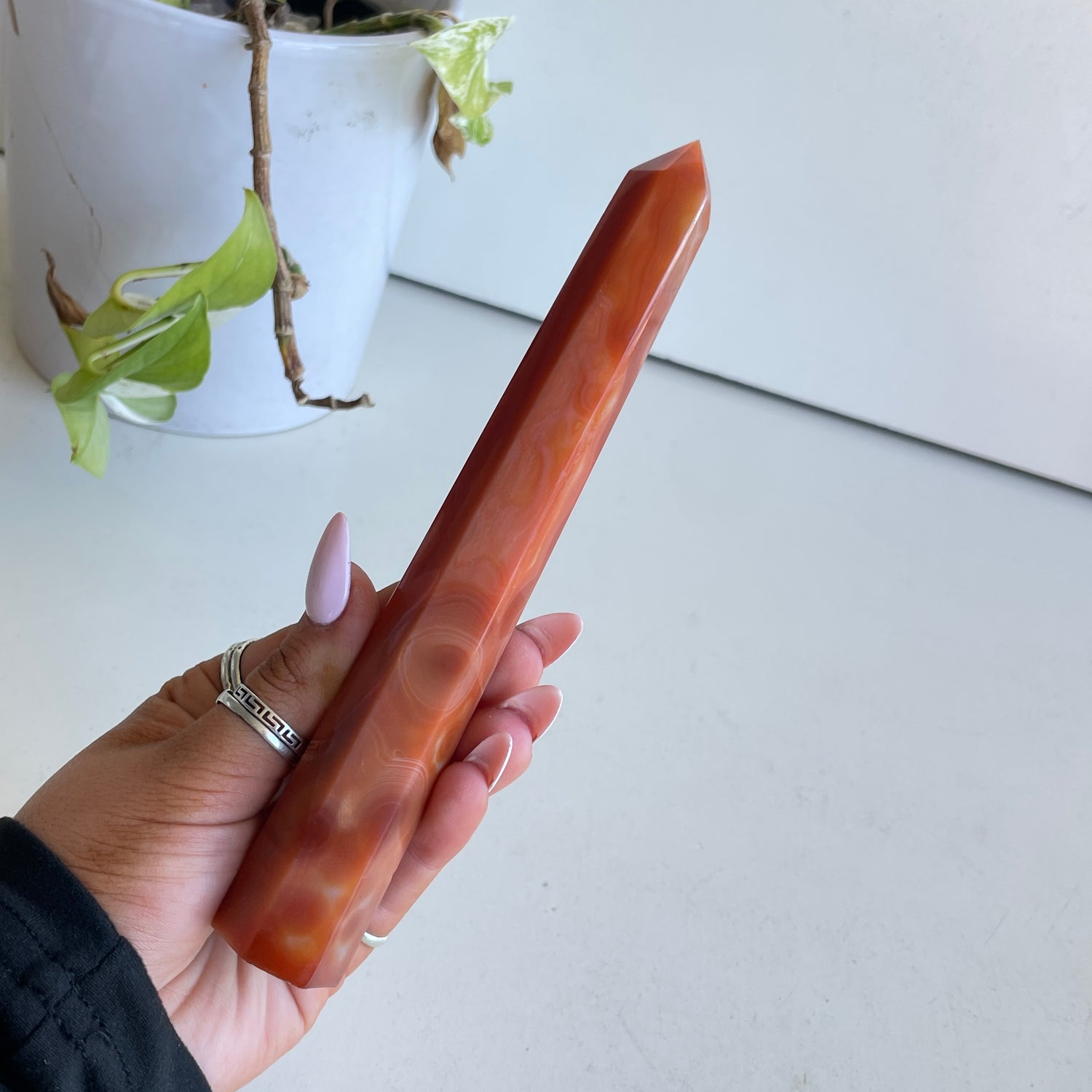 Carnelian Generator 17.5cm