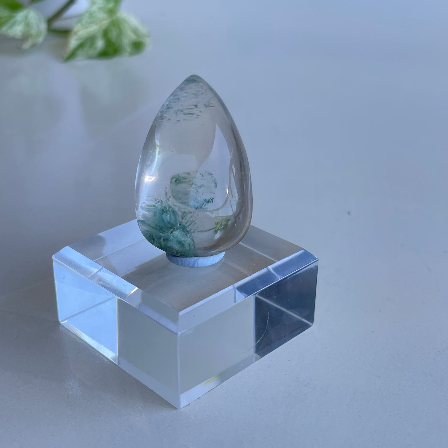 Polished Garden Quartz Lodolite Pc010