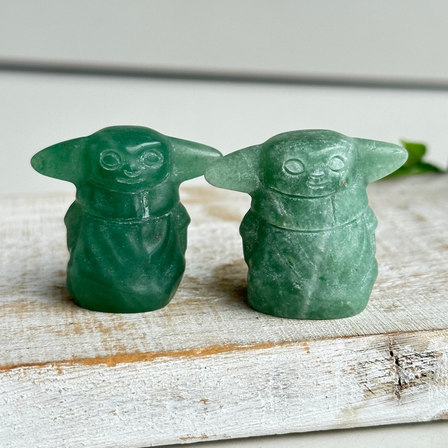 Green Aventurine Yoda