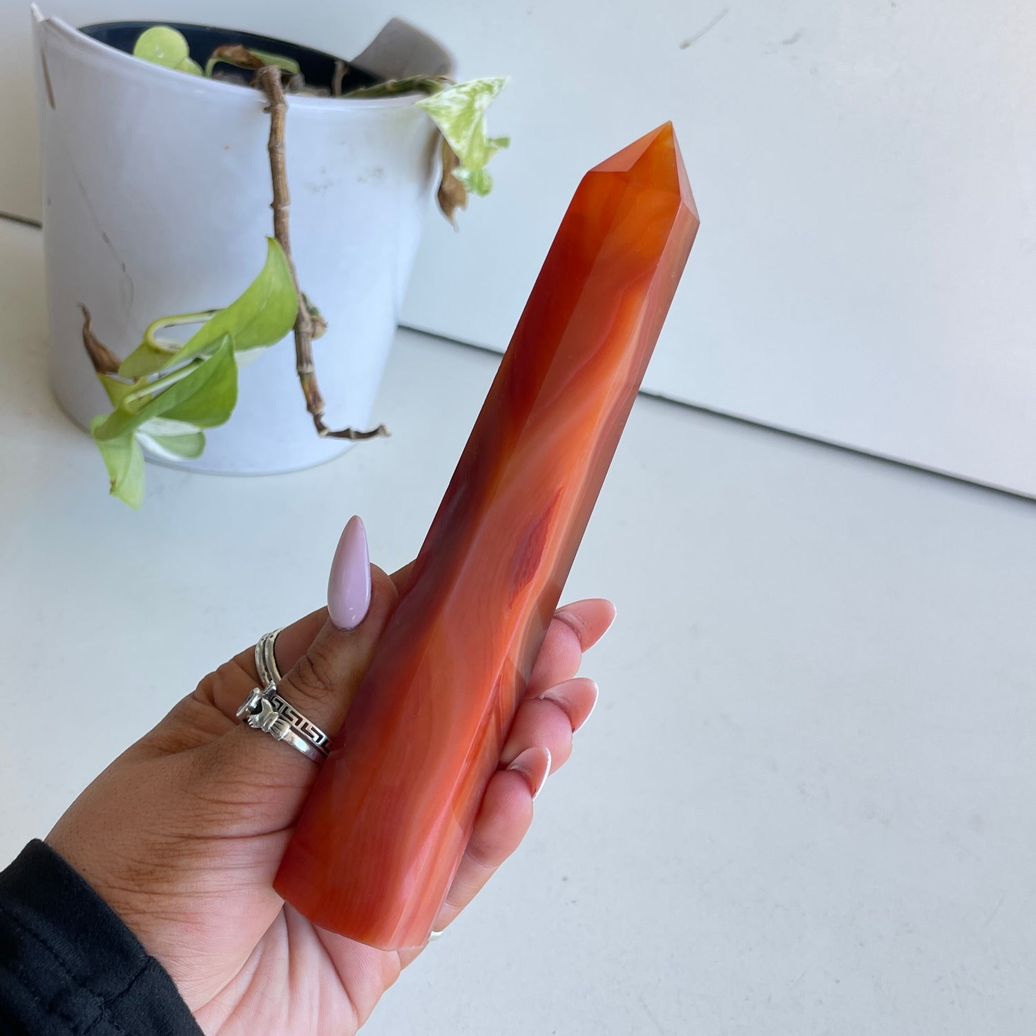 Carnelian Generator 16cm