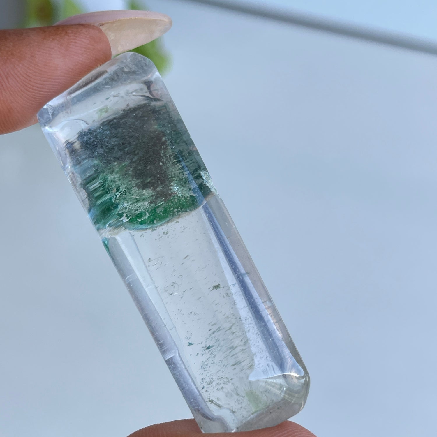 Polished Garden Quartz Lodolite Pc039