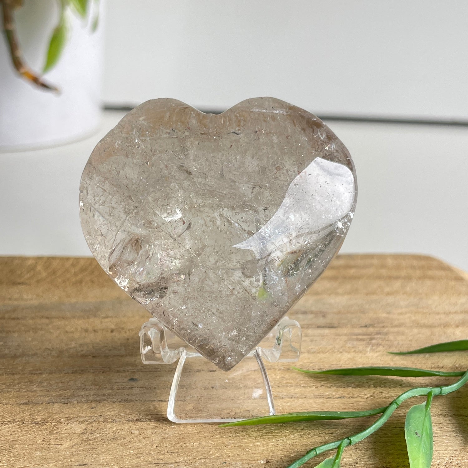 Smoky Quartz Heart 5.2cm