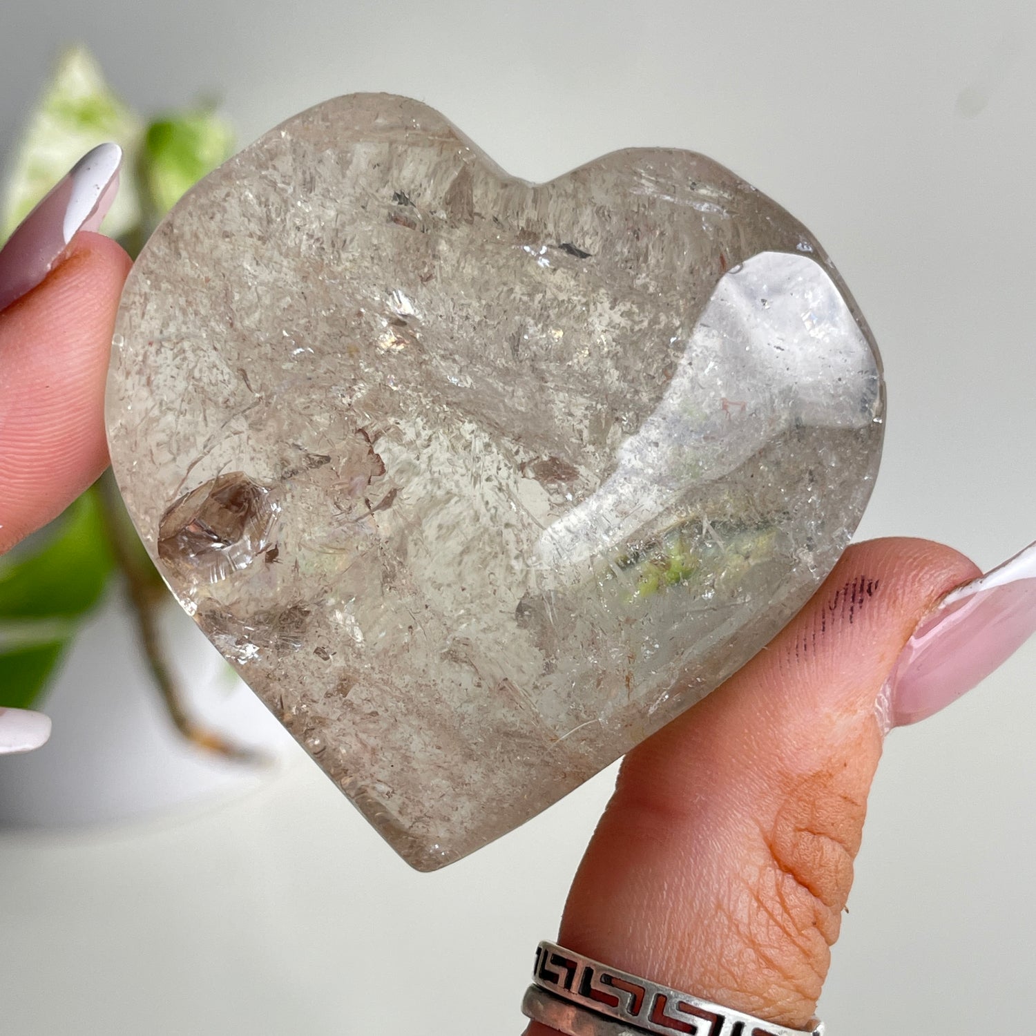 Smoky Quartz Heart 5.2cm