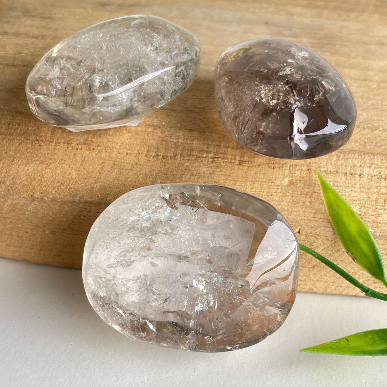 Smoky Quartz Palmstone Small