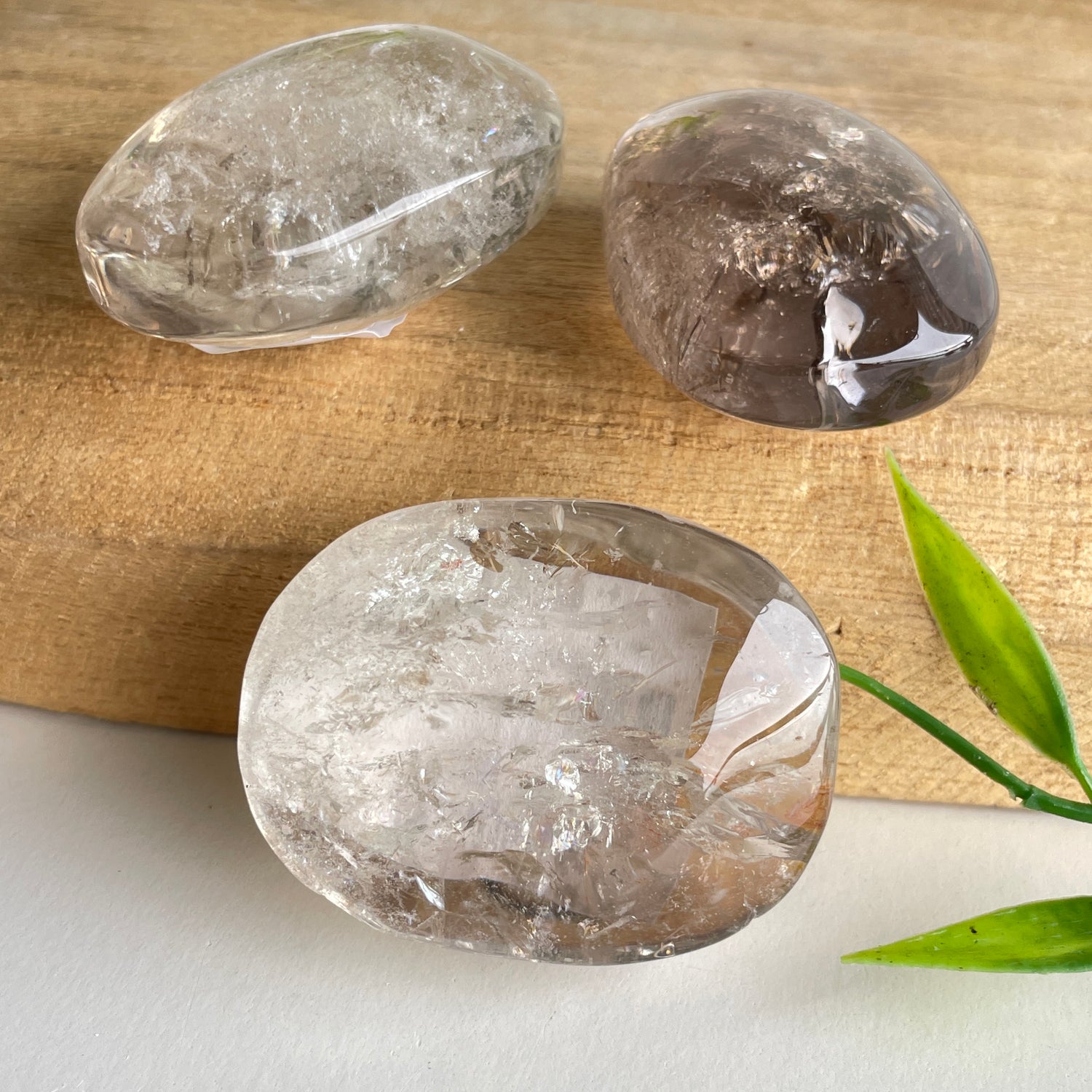 Smoky Quartz Palmstone Small