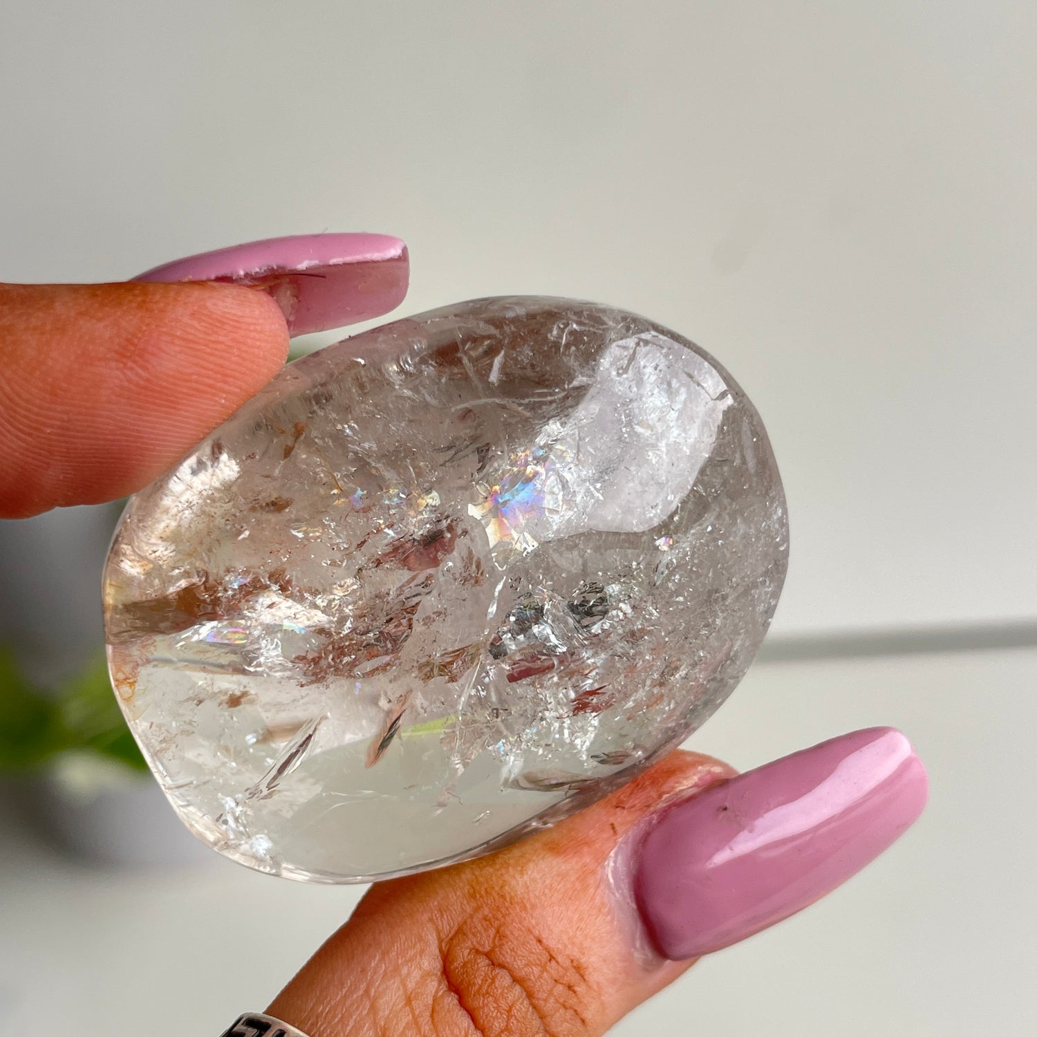 Smoky Quartz Palmstone Small