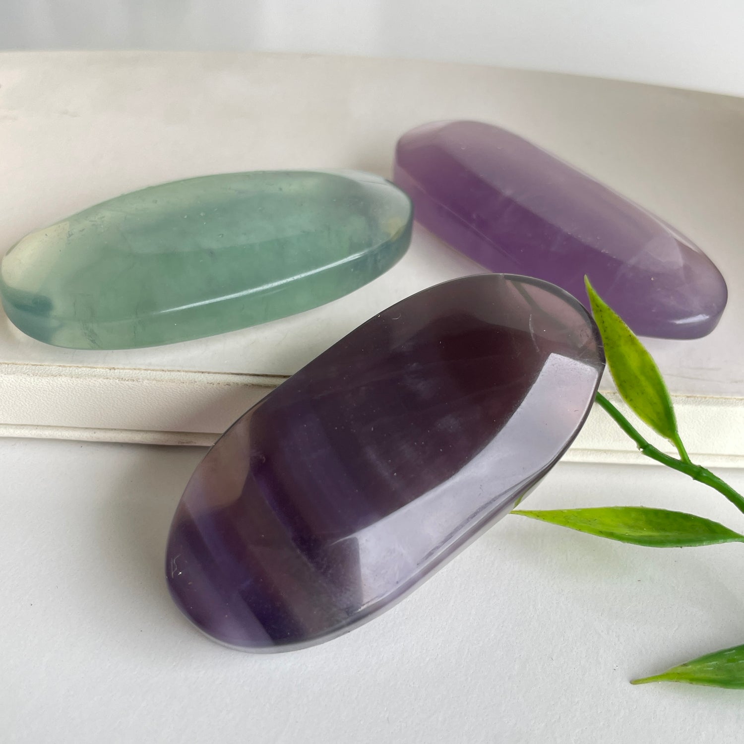 Fluorite Palmstone Medium