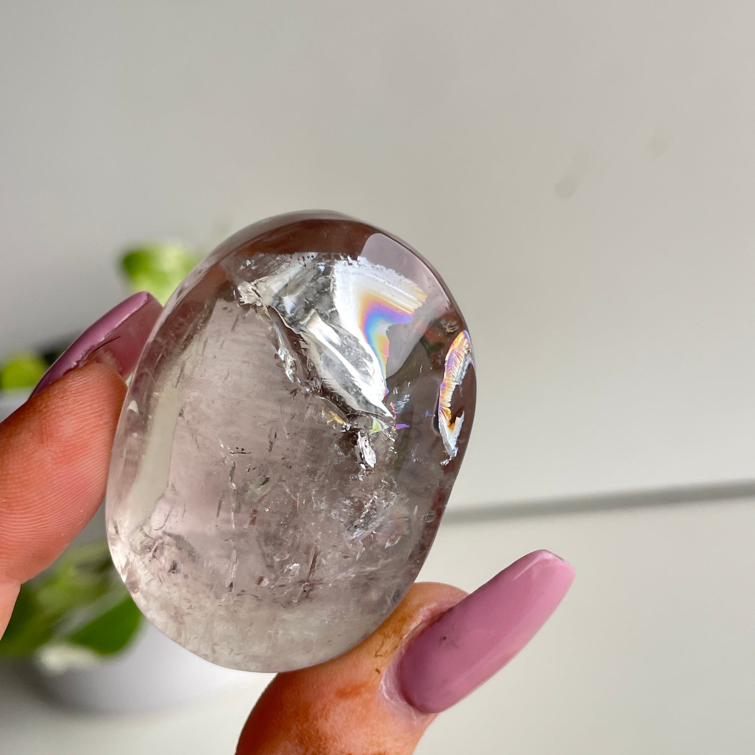 Smoky Quartz Palmstone Medium