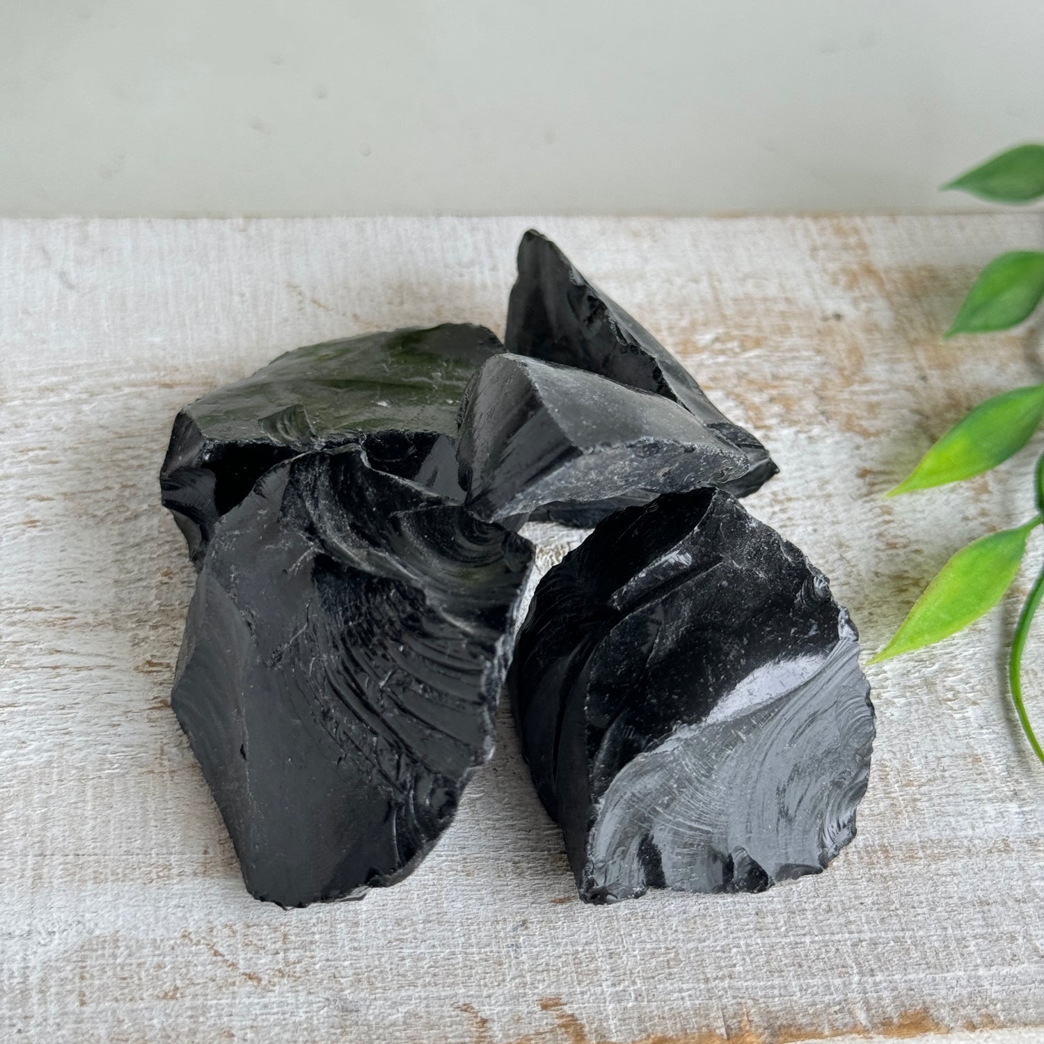 Black Obsidian Rough Chunks