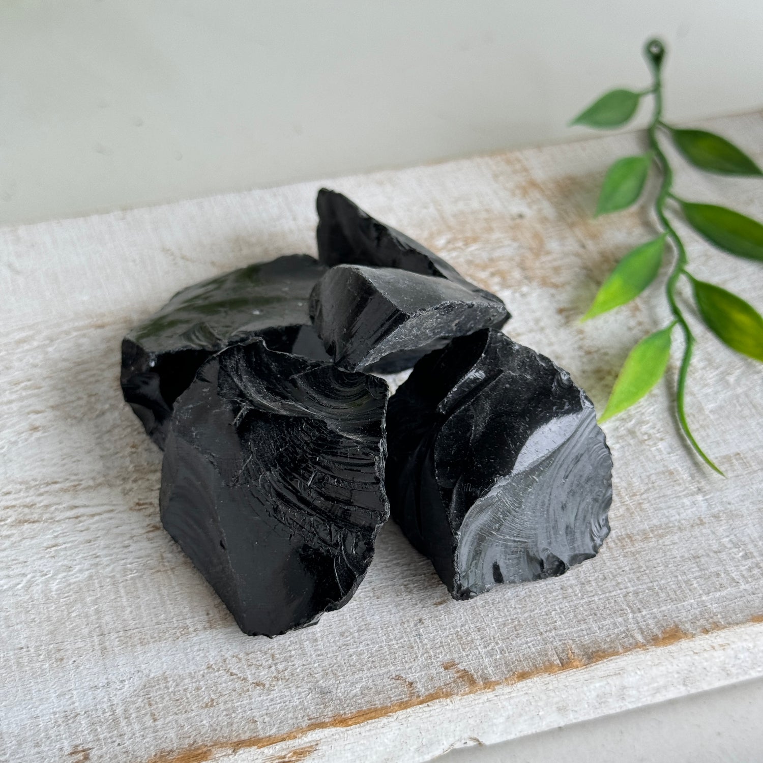 Black Obsidian Rough Chunks