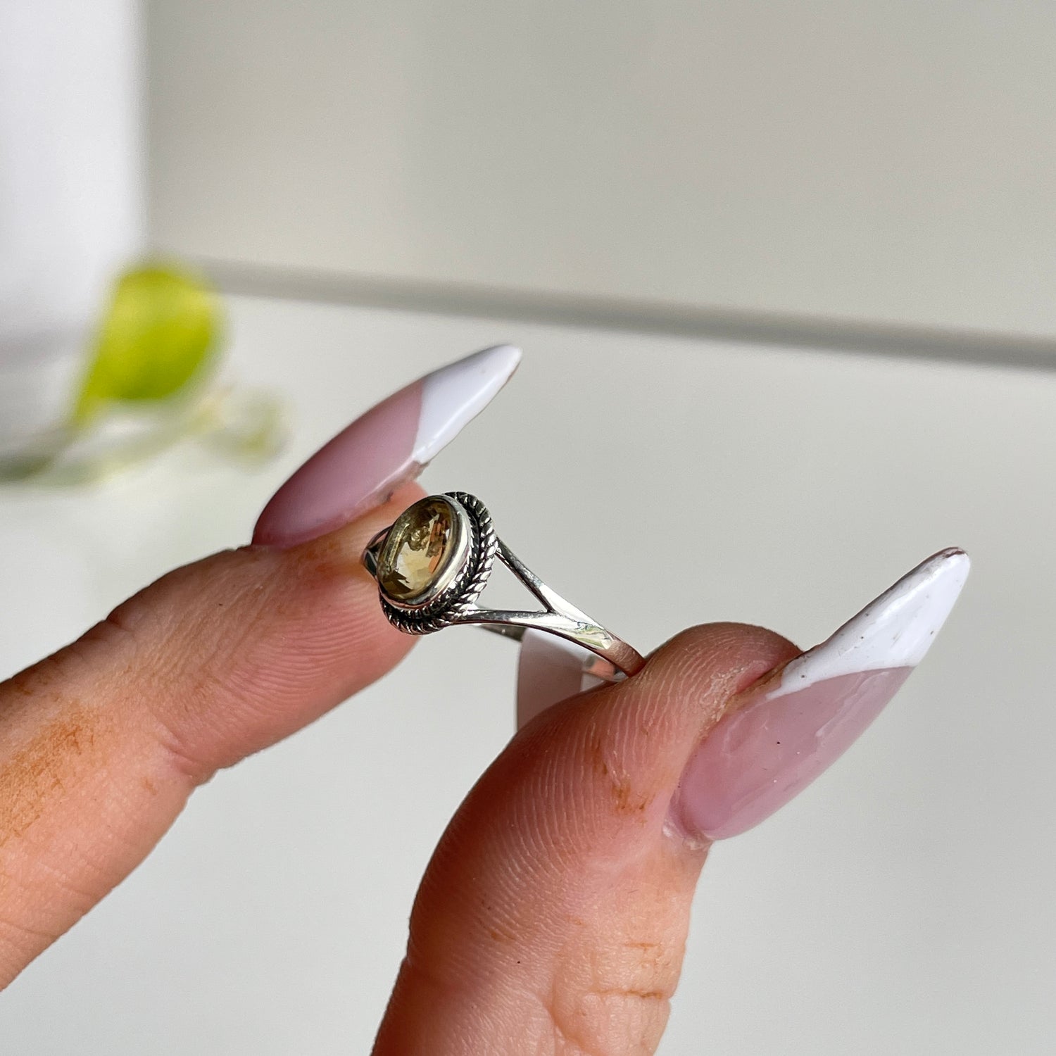 Citrine Oval Ring