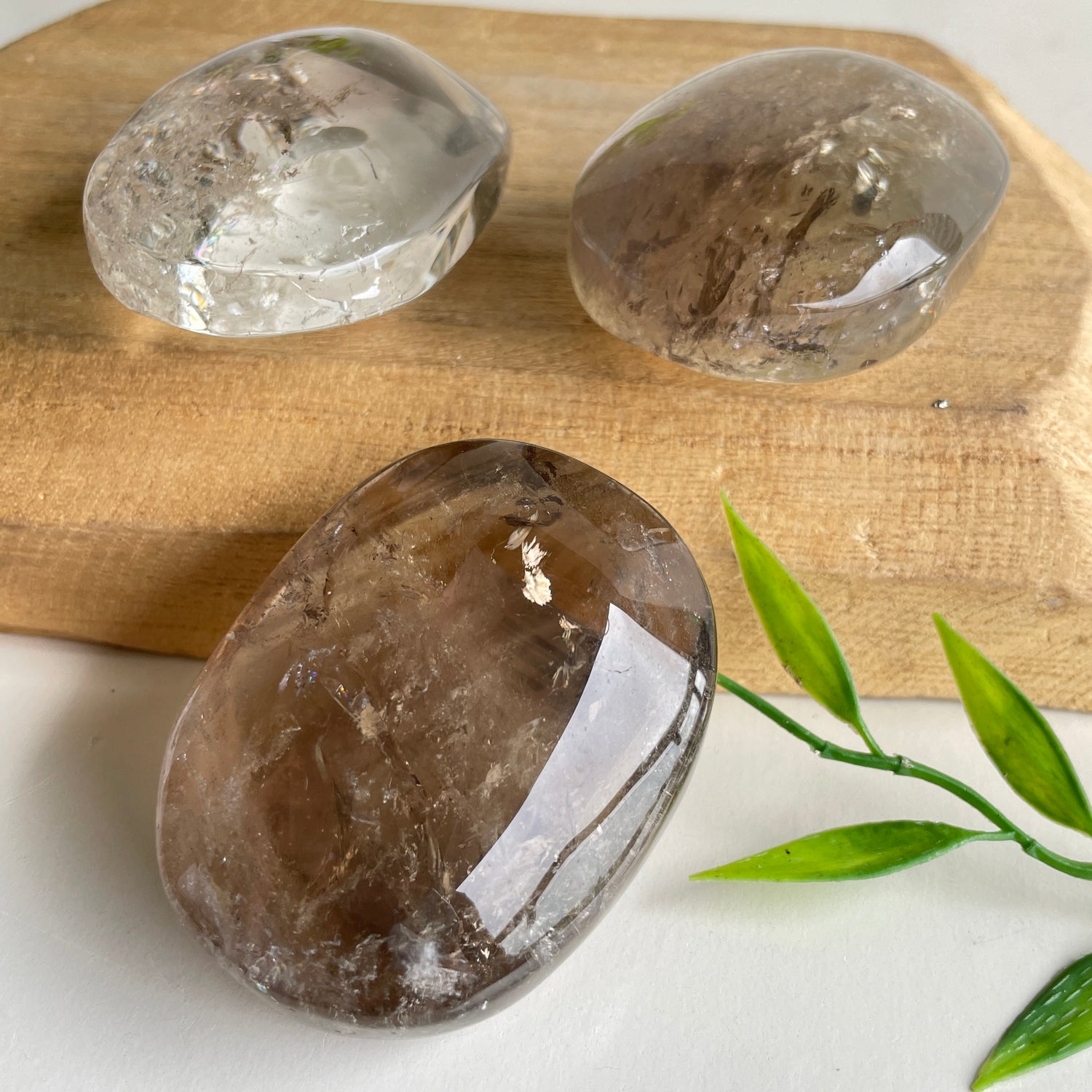Smoky Quartz Palmstone Large