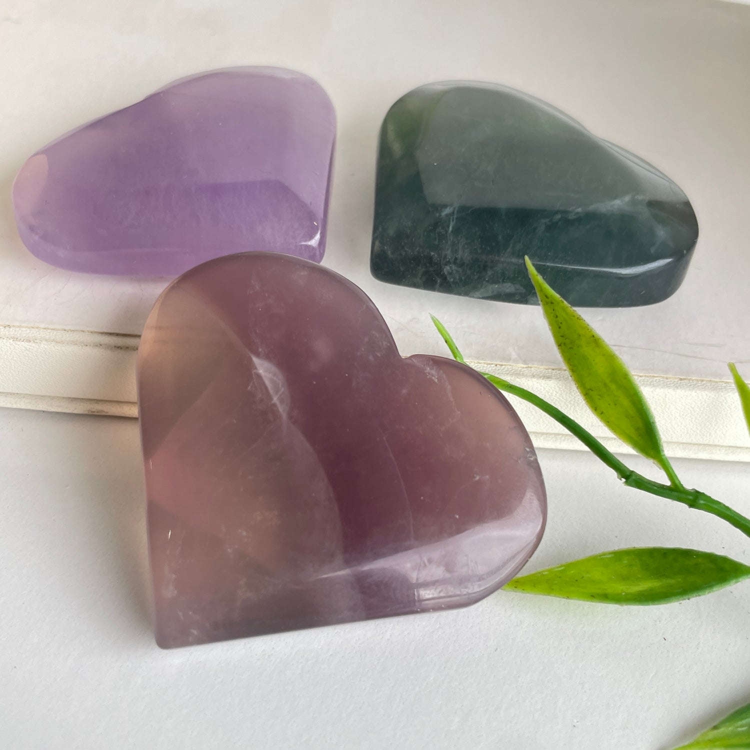 Fluorite Heart Small Assorted