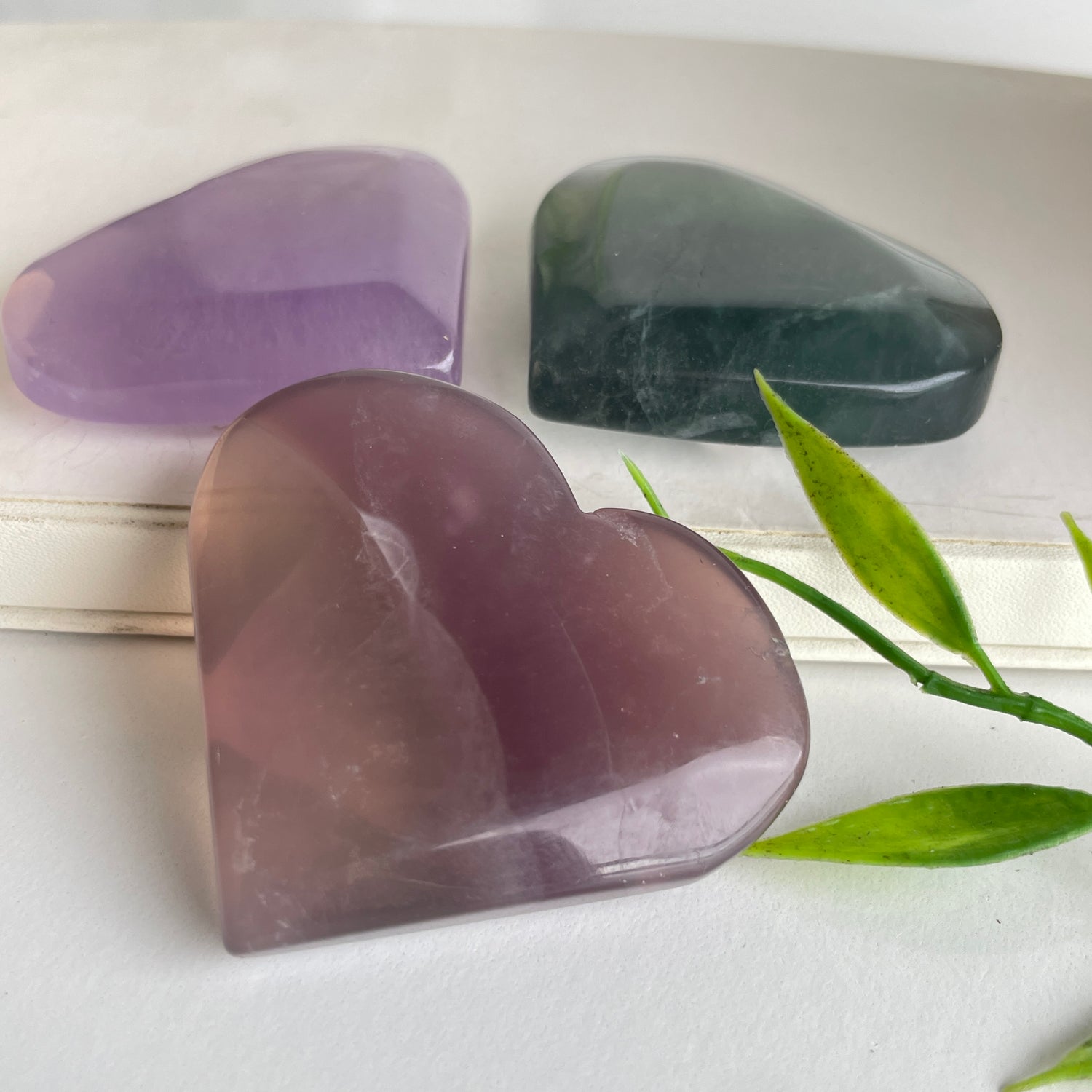 Fluorite Heart Small Assorted