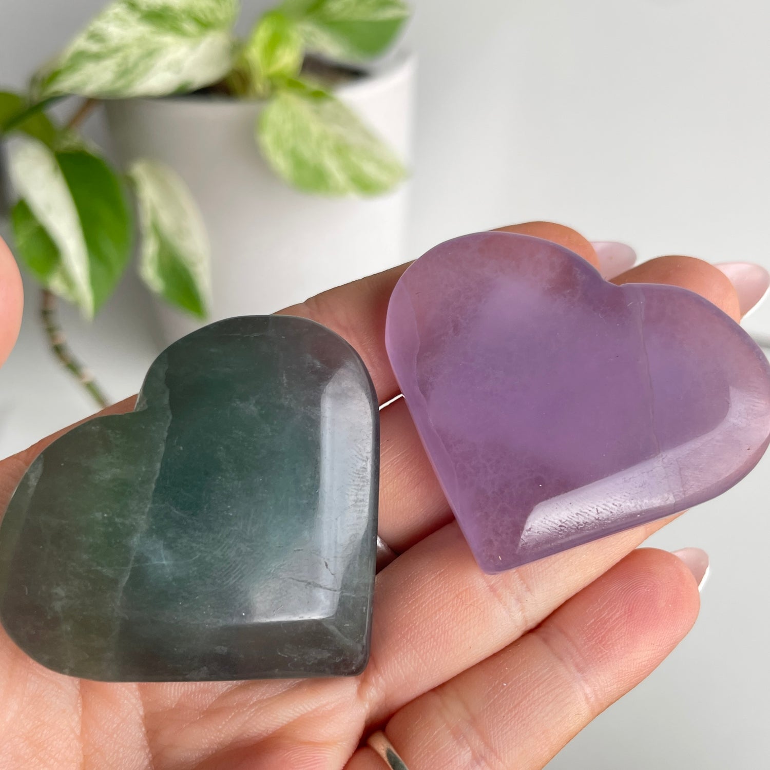 Fluorite Heart Small Assorted