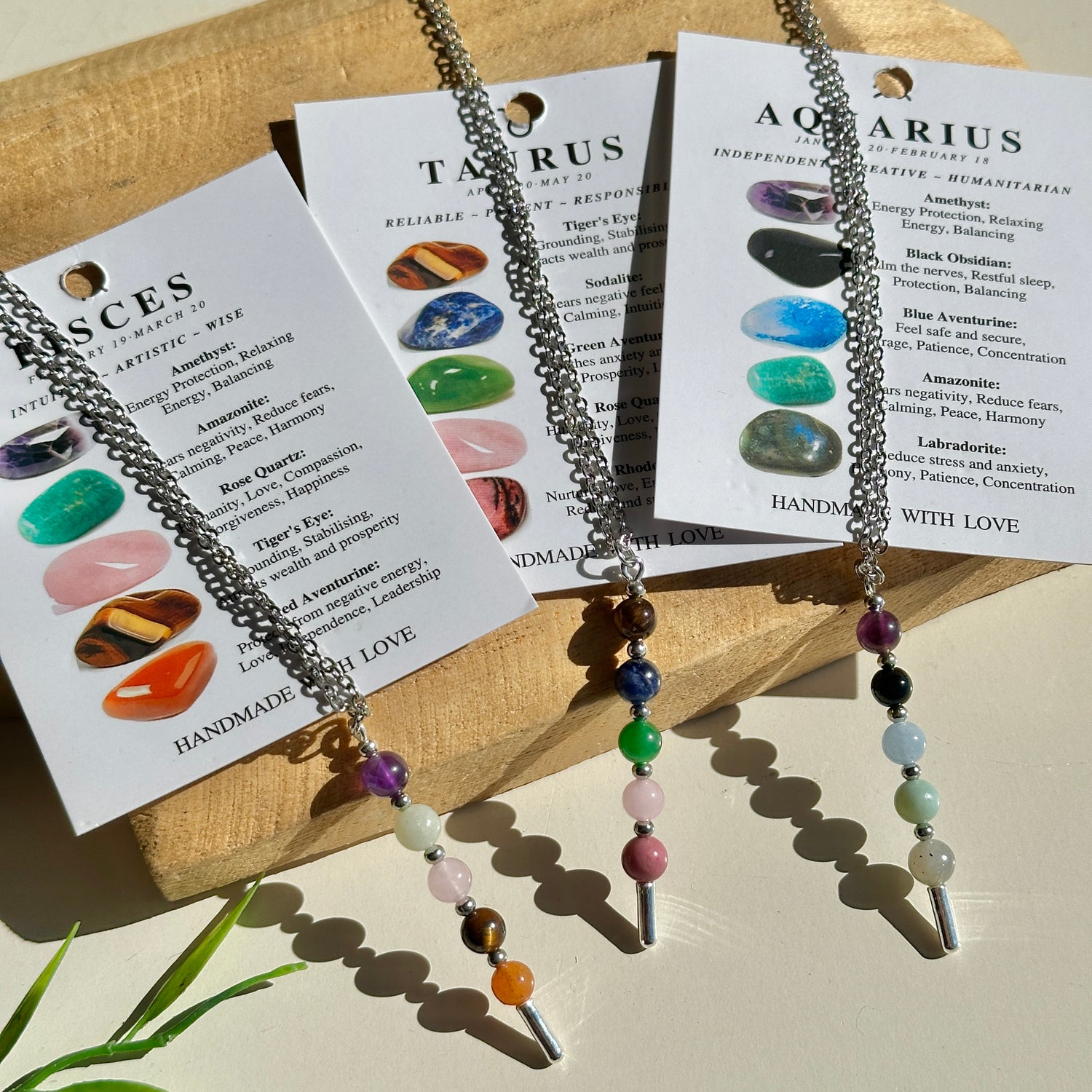Birthstone Crystal Necklace