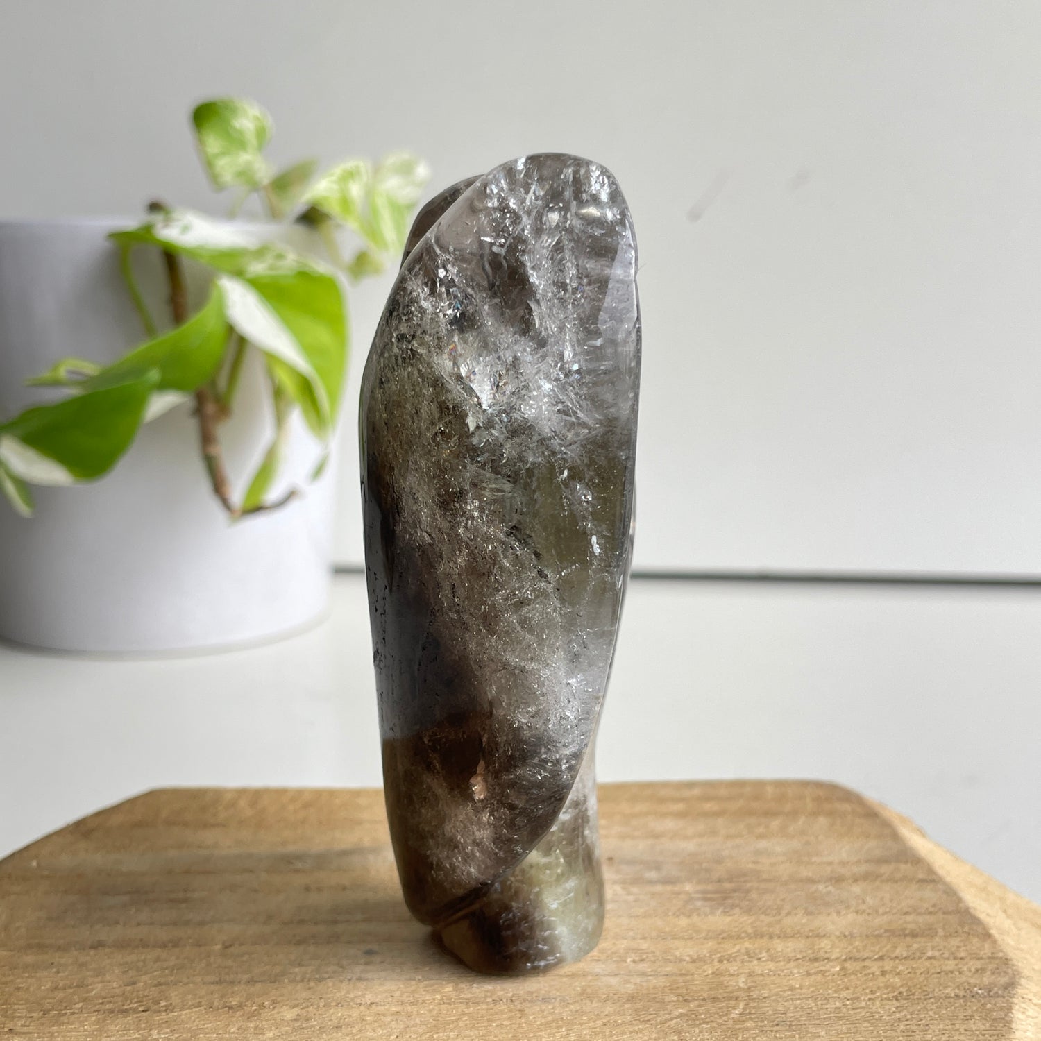 Smoky Quartz Angel 10.9cm