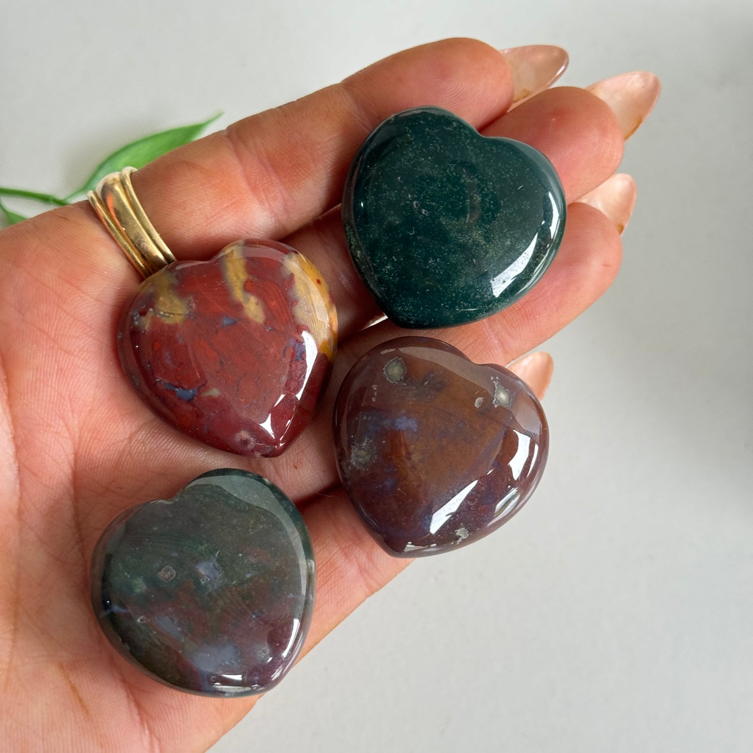 Ocean Jasper Heart 3cm
