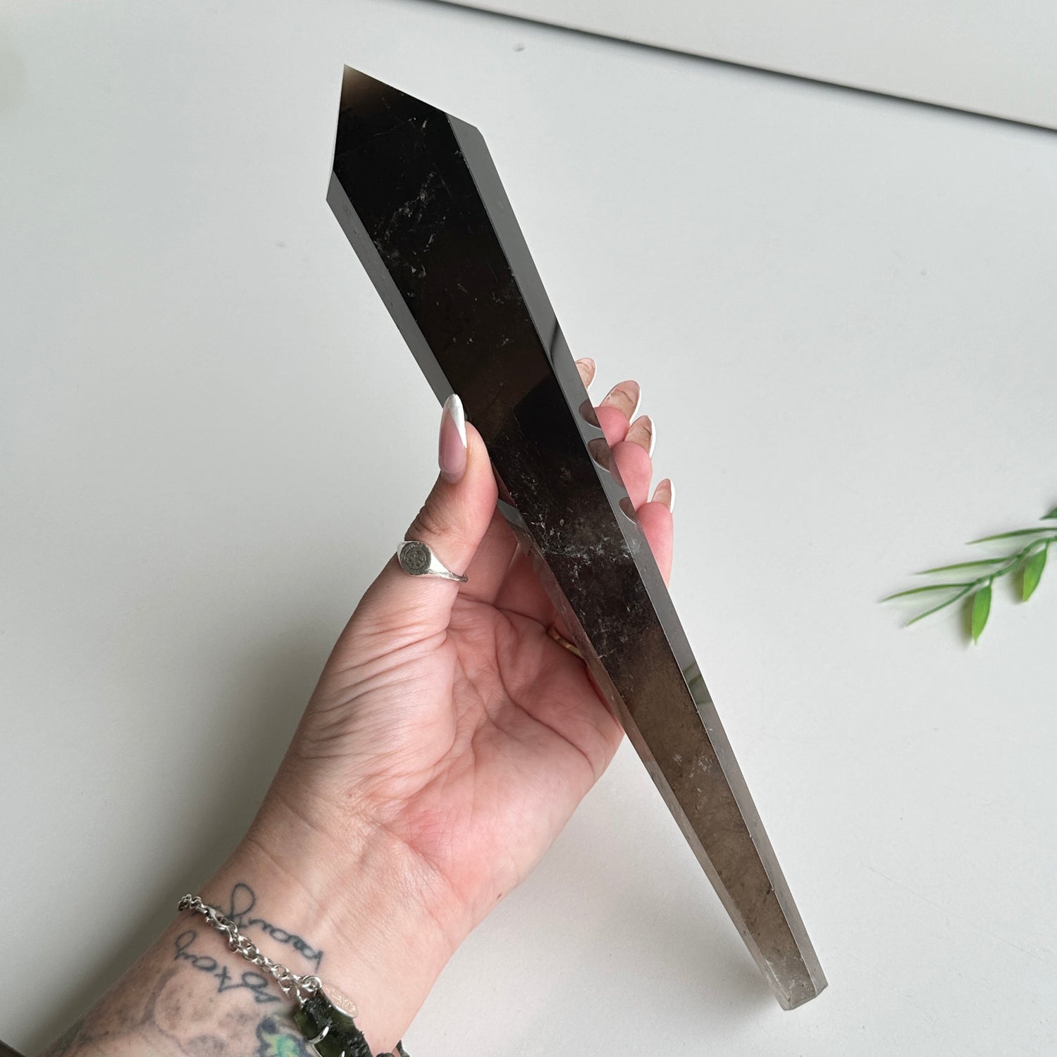 Smoky Quartz Wand 26.8cm