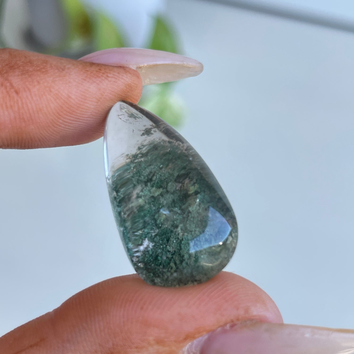 Polished Garden Quartz Lodolite Pc054