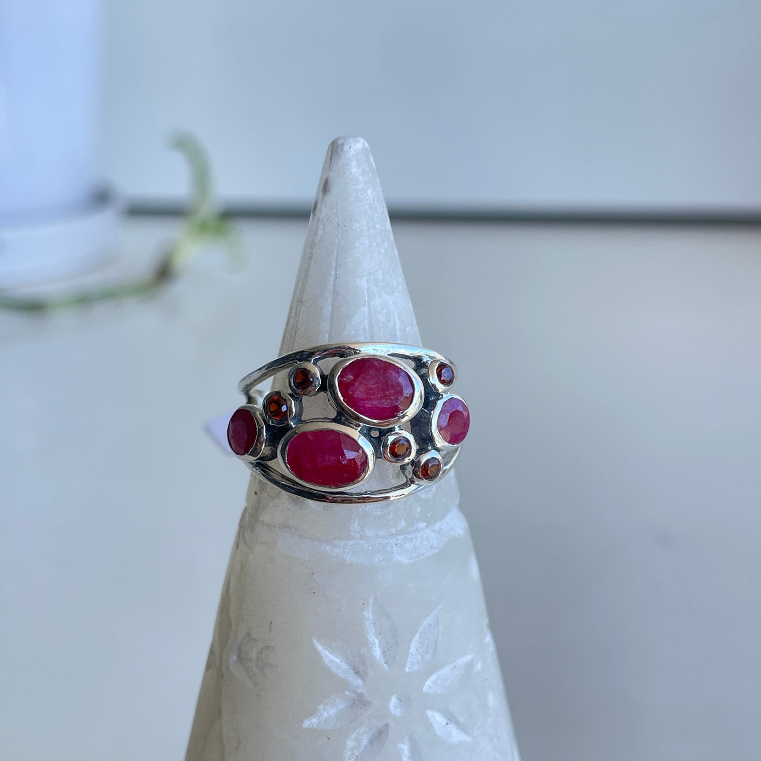Ruby Multi Stone Ring
