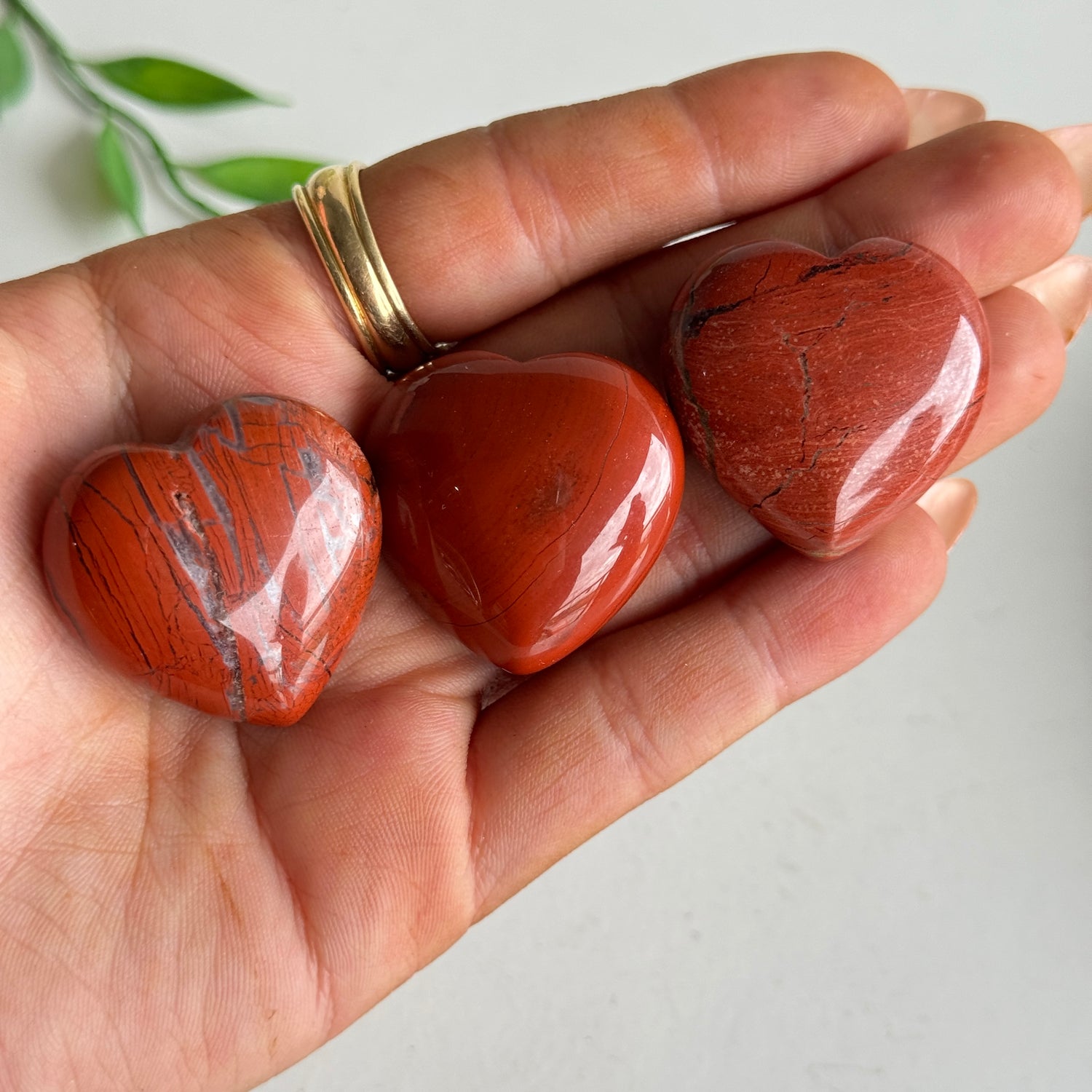 Red Jasper 3cm Heart