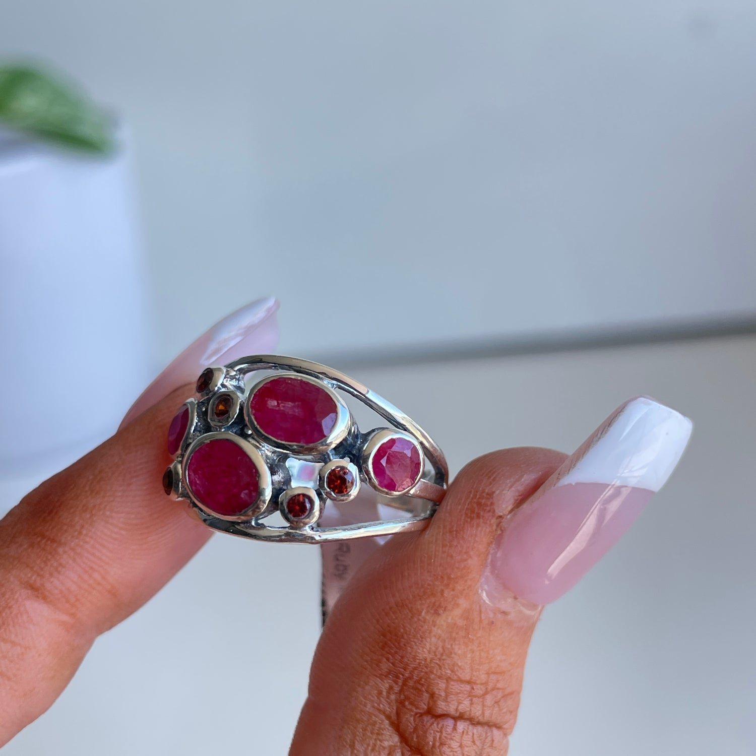 Ruby Multi Stone Ring