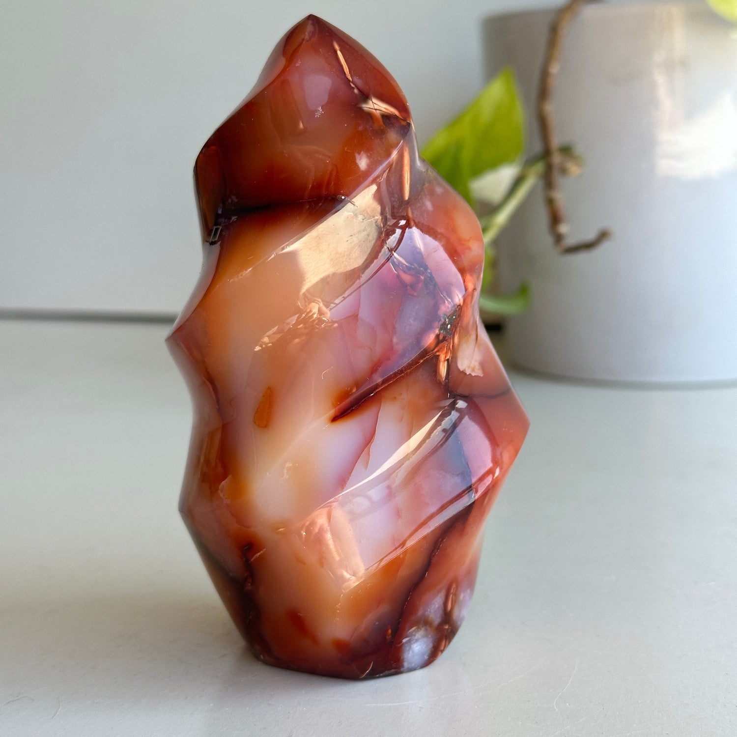 Carnelian Flame 12.5cm