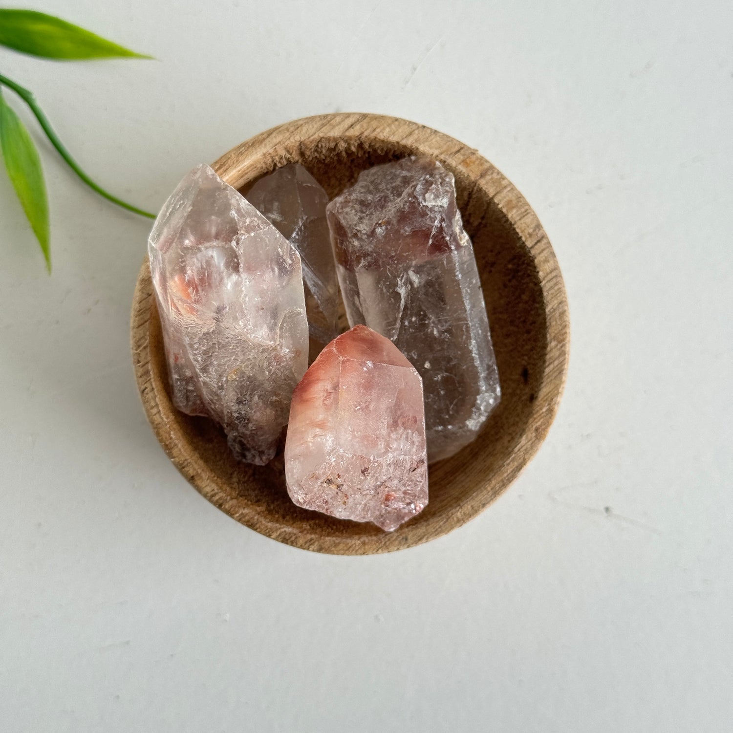 Amphibole Quartz Points