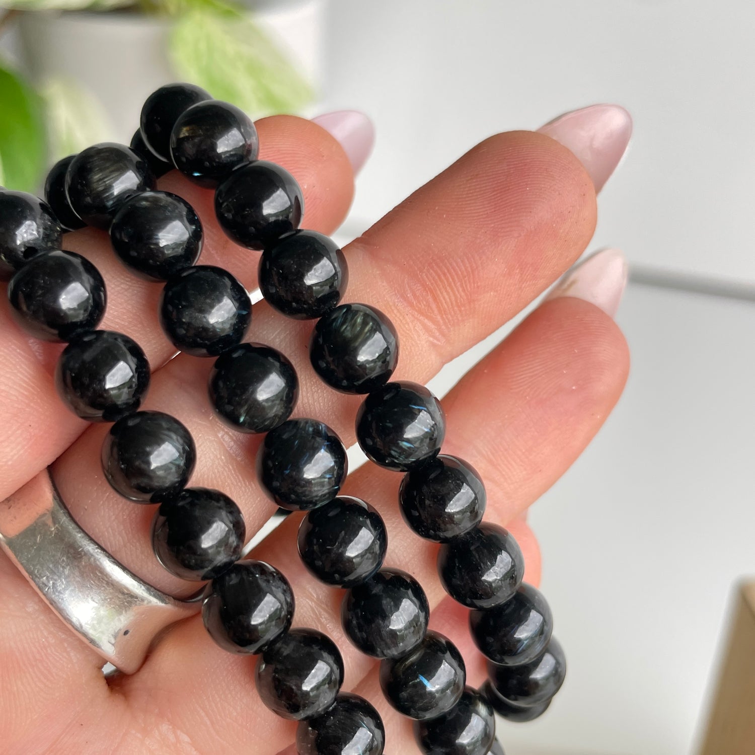 Astrophyllite Beaded Bracelet