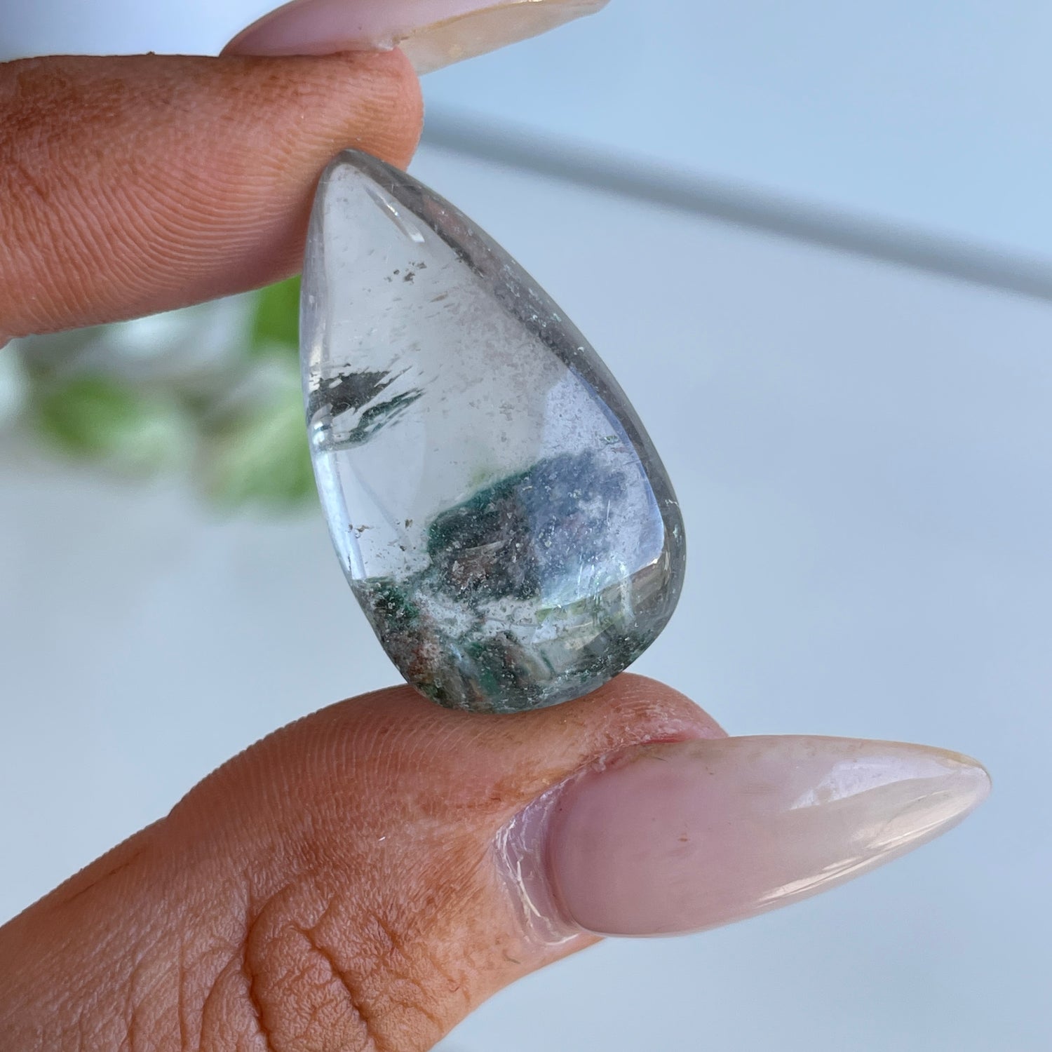Polished Garden Quartz Lodolite Pc018