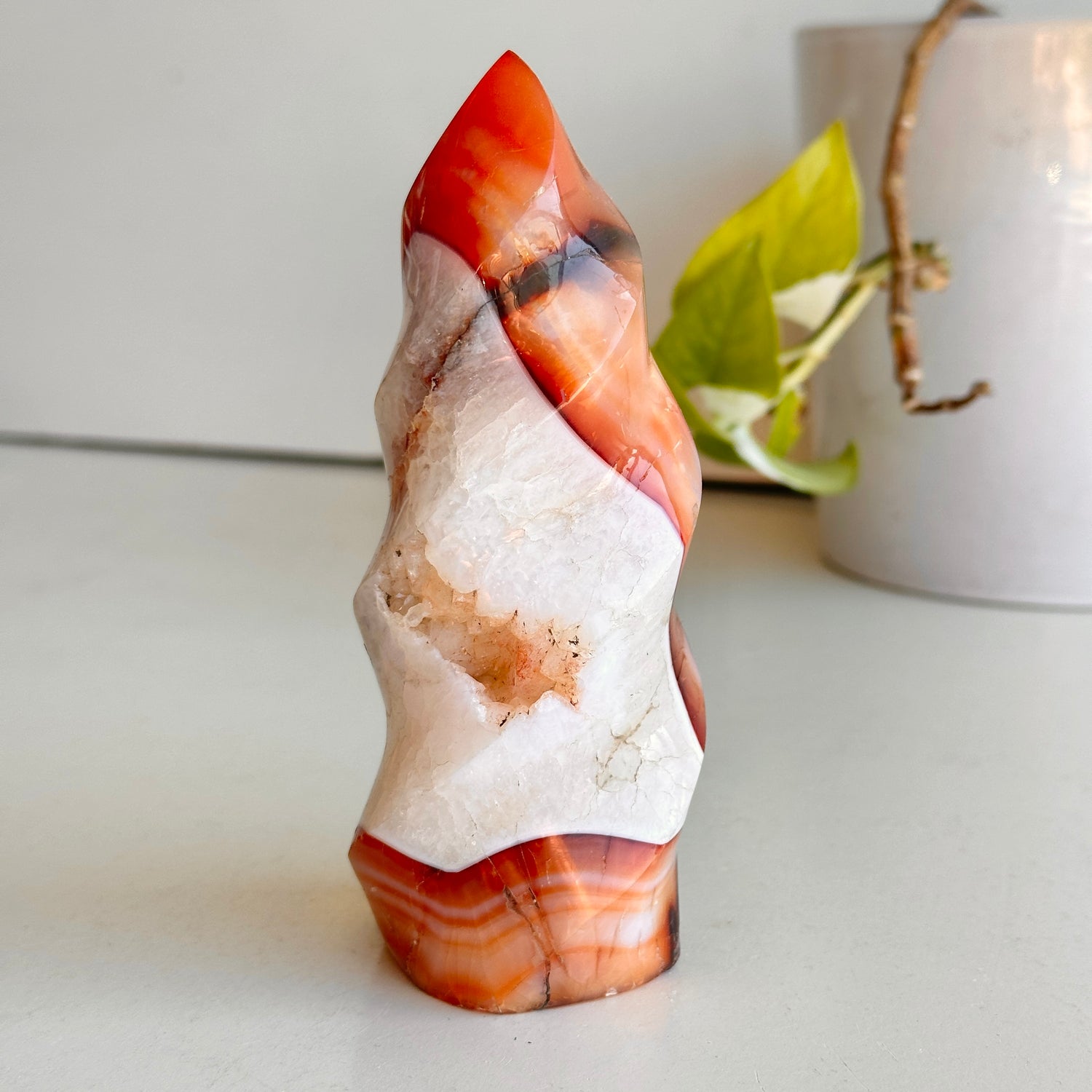 Carnelian Flame 13.2cm