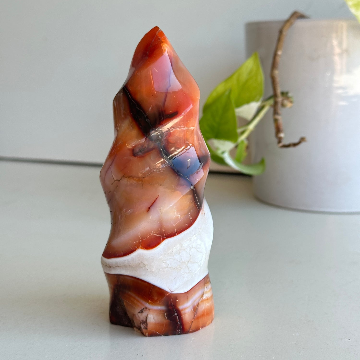 Carnelian Flame 13.2cm