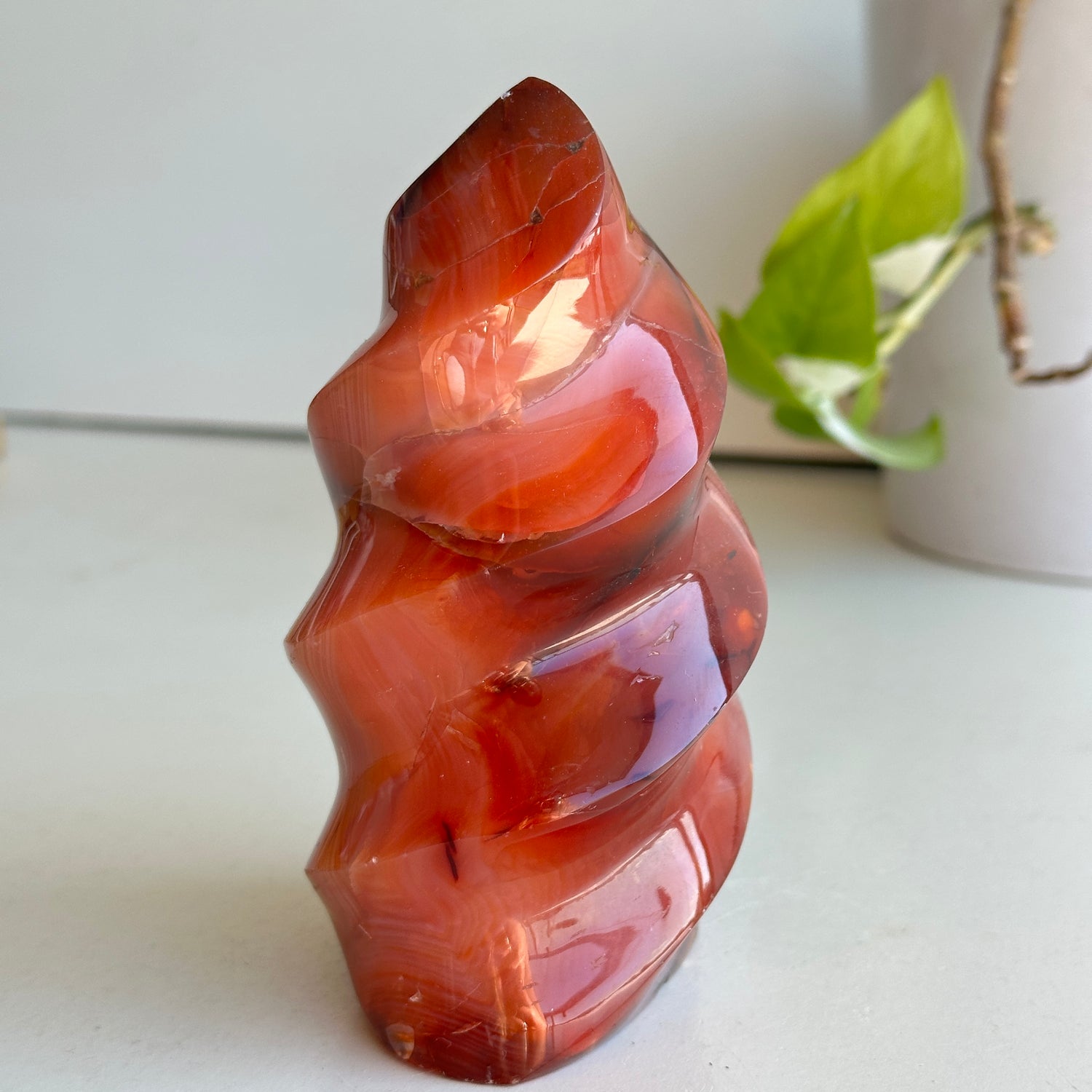 Carnelian Flame 12.3cm