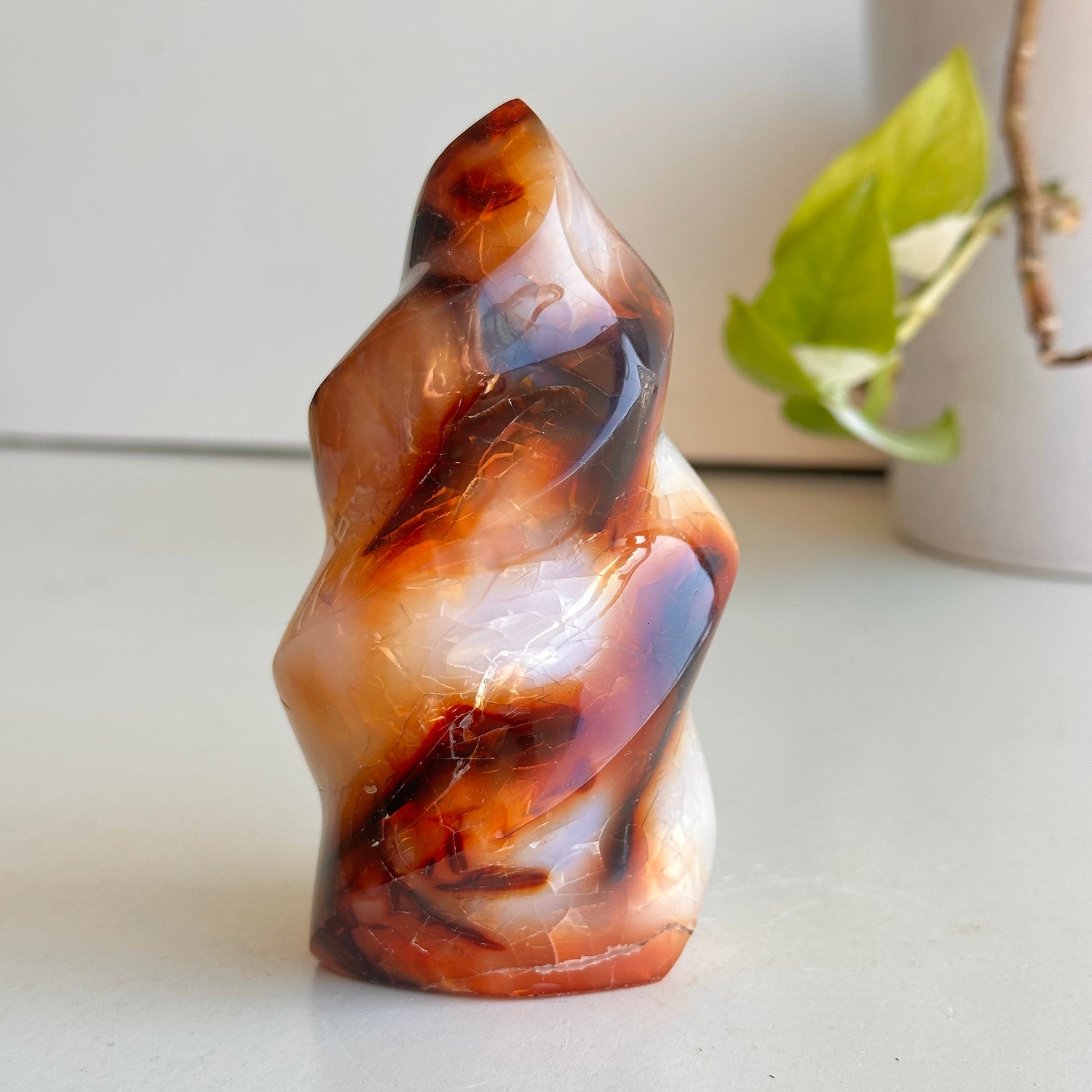 Carnelian Flame 11.1cm