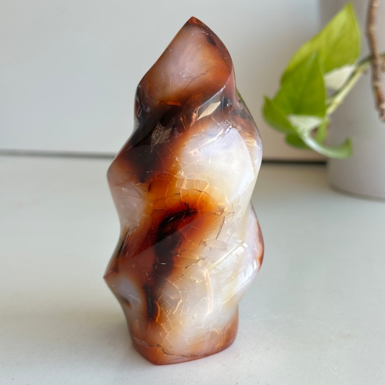 Carnelian Flame 11.1cm