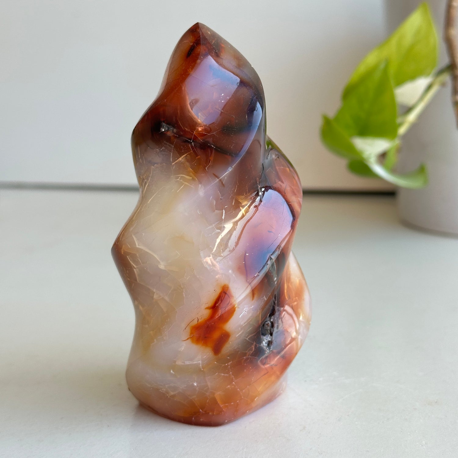Carnelian Flame 11.1cm