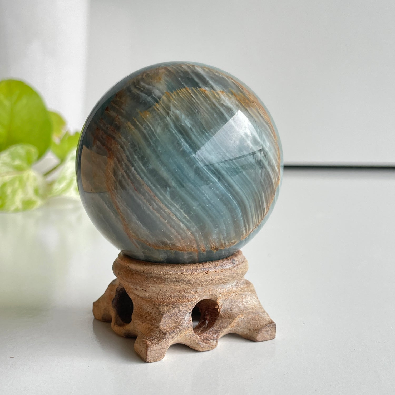 Blue Onyx Sphere 6cm